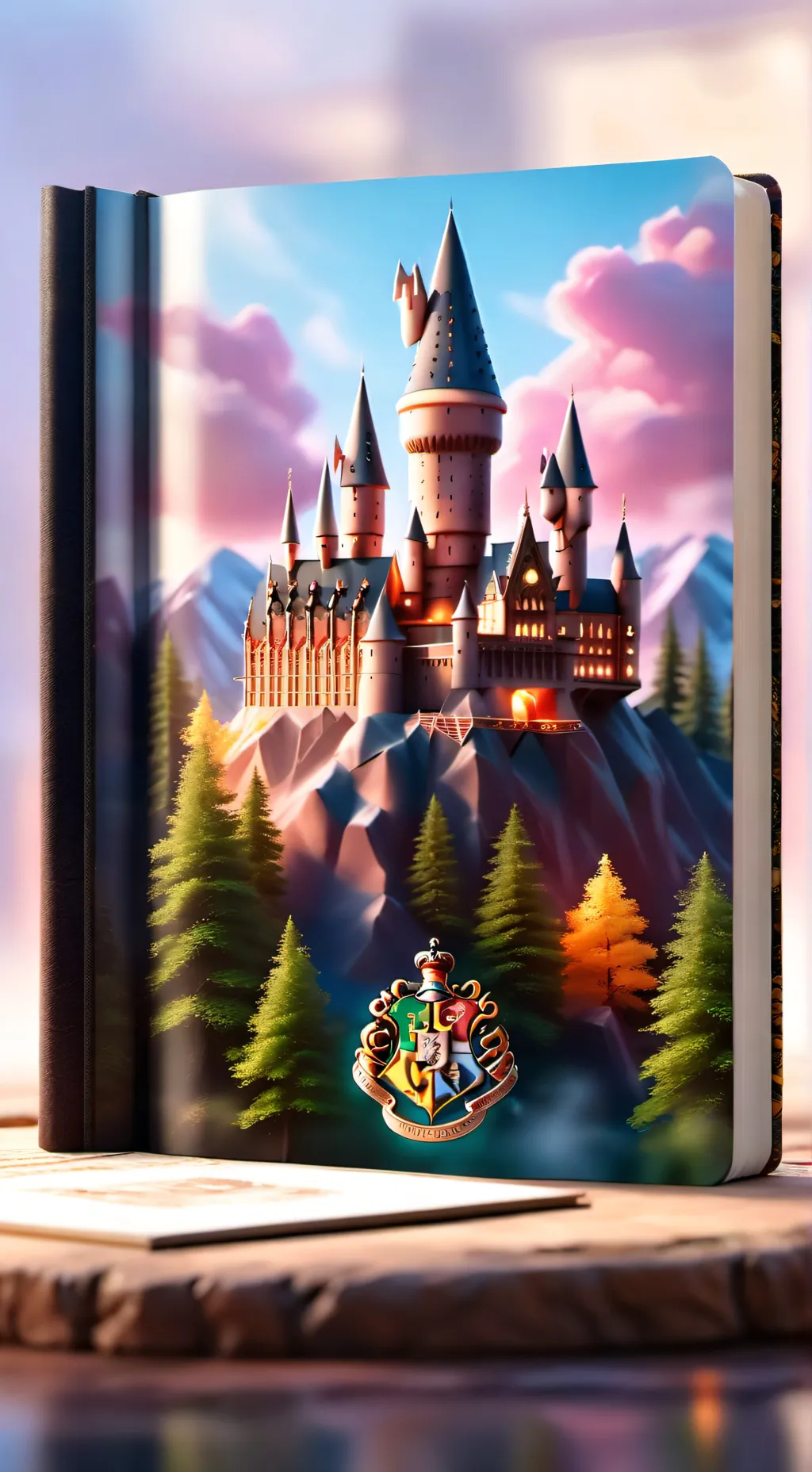 ai character: Diary background