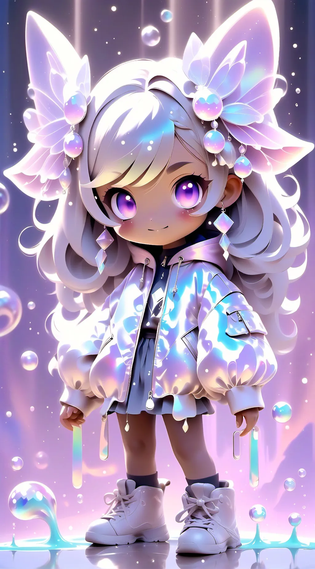 ai character: ex vs ex singing   background