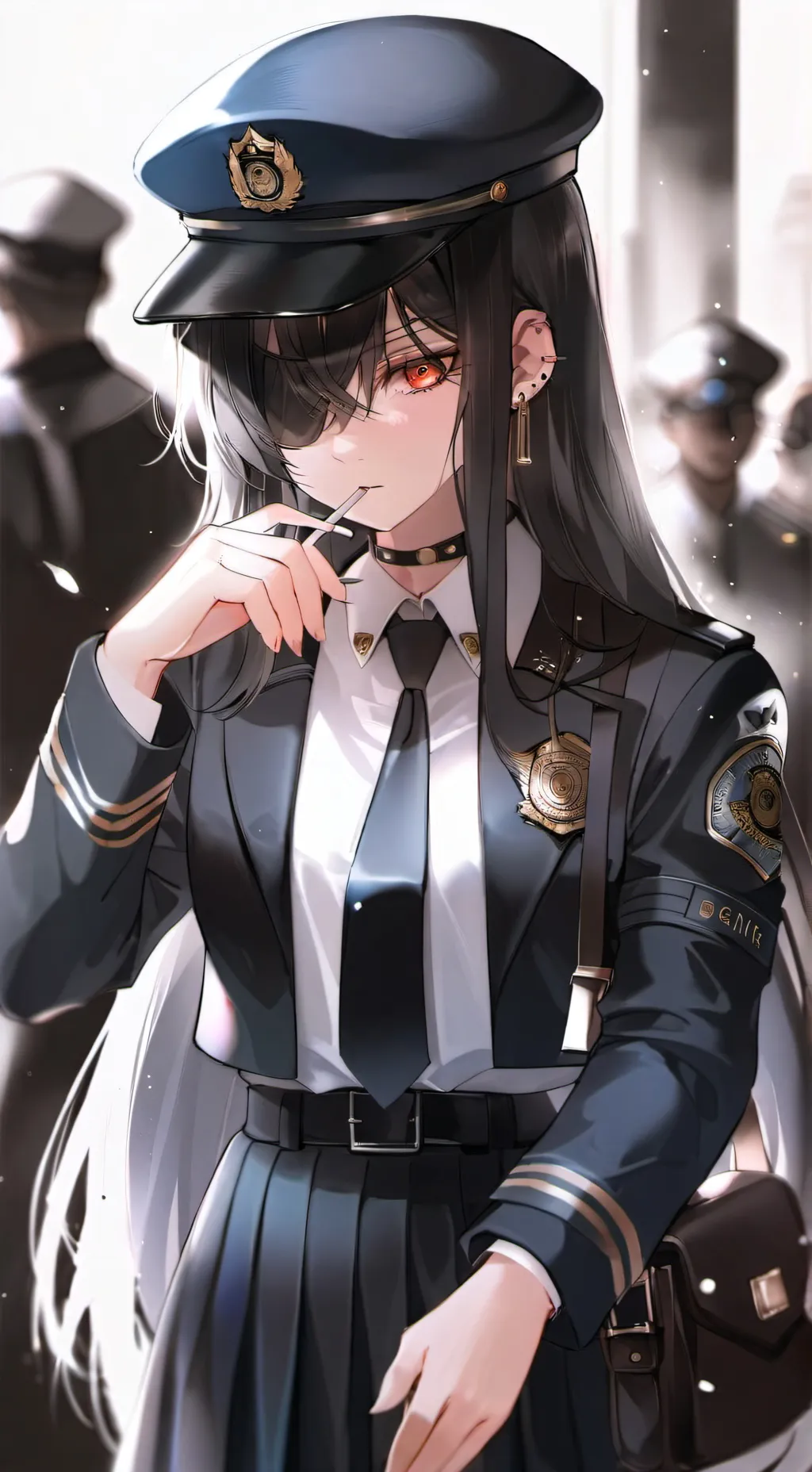 ai character: Detective Elara  background