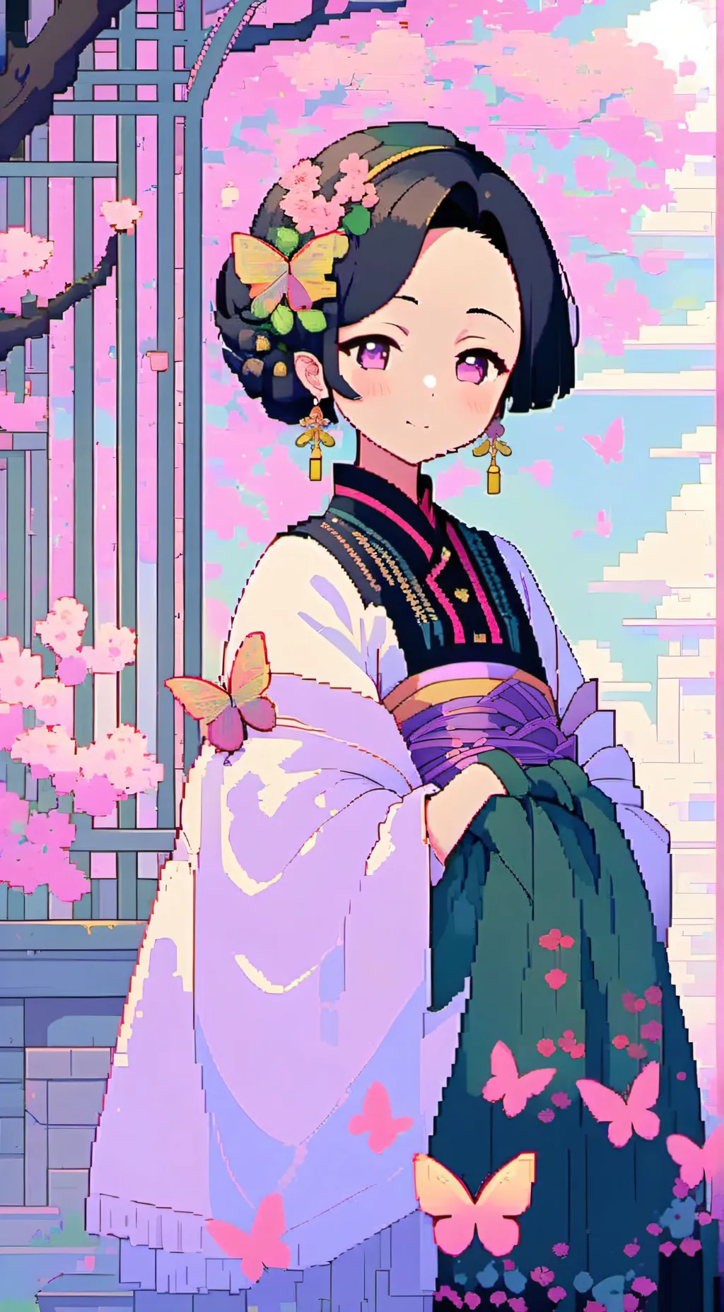 ai character: shinobu  background