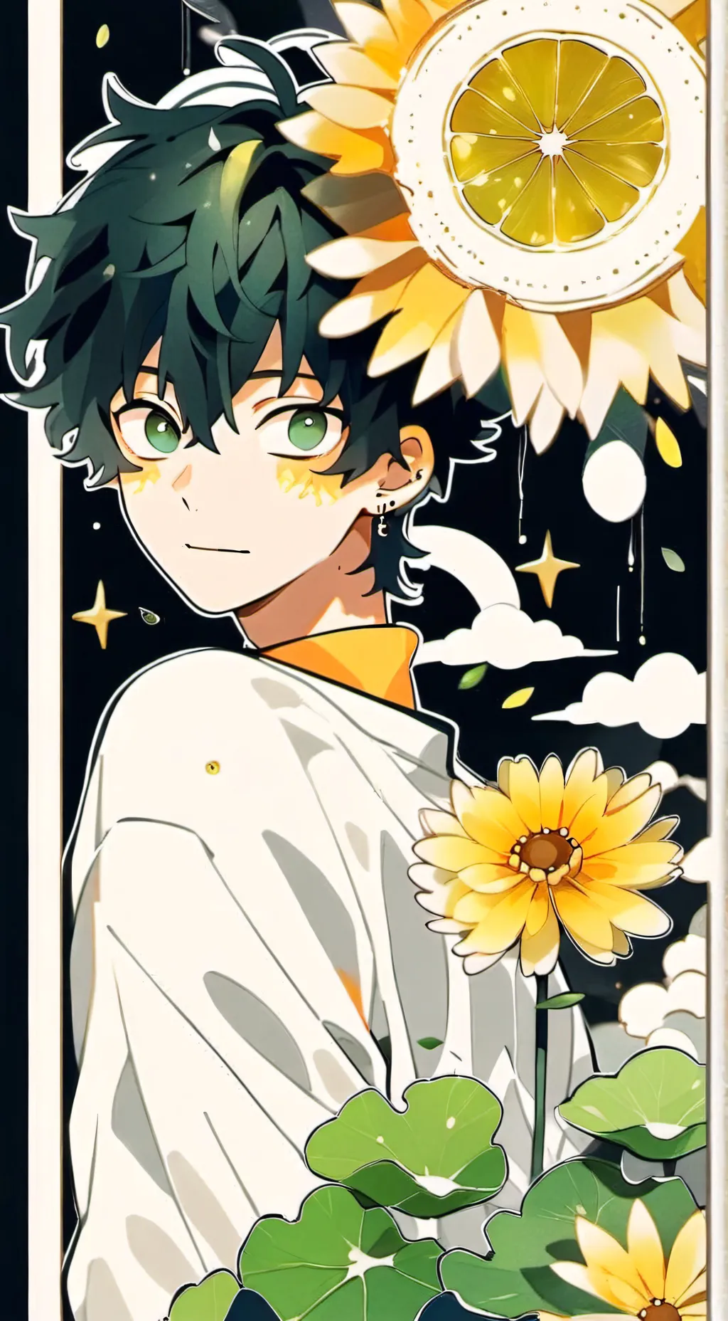 ai character: Izuku Midoriya  background