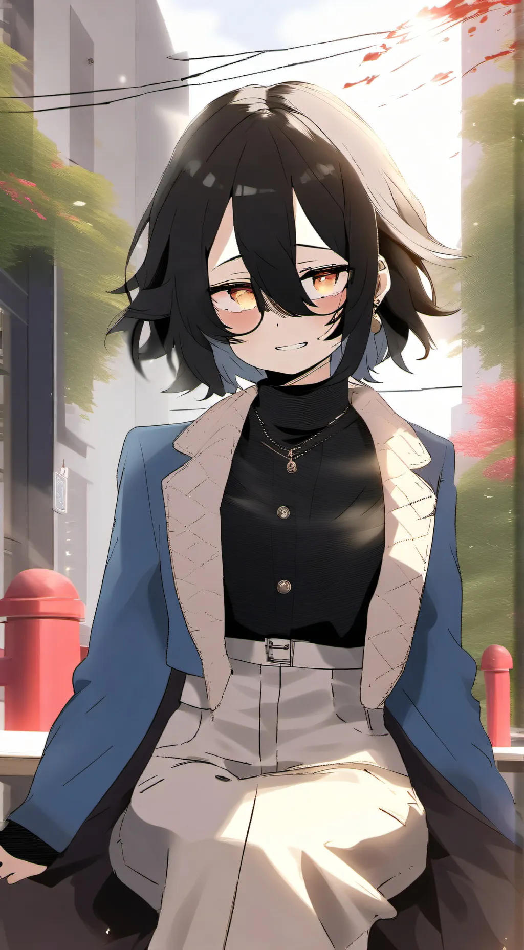 ai character: A shared house background