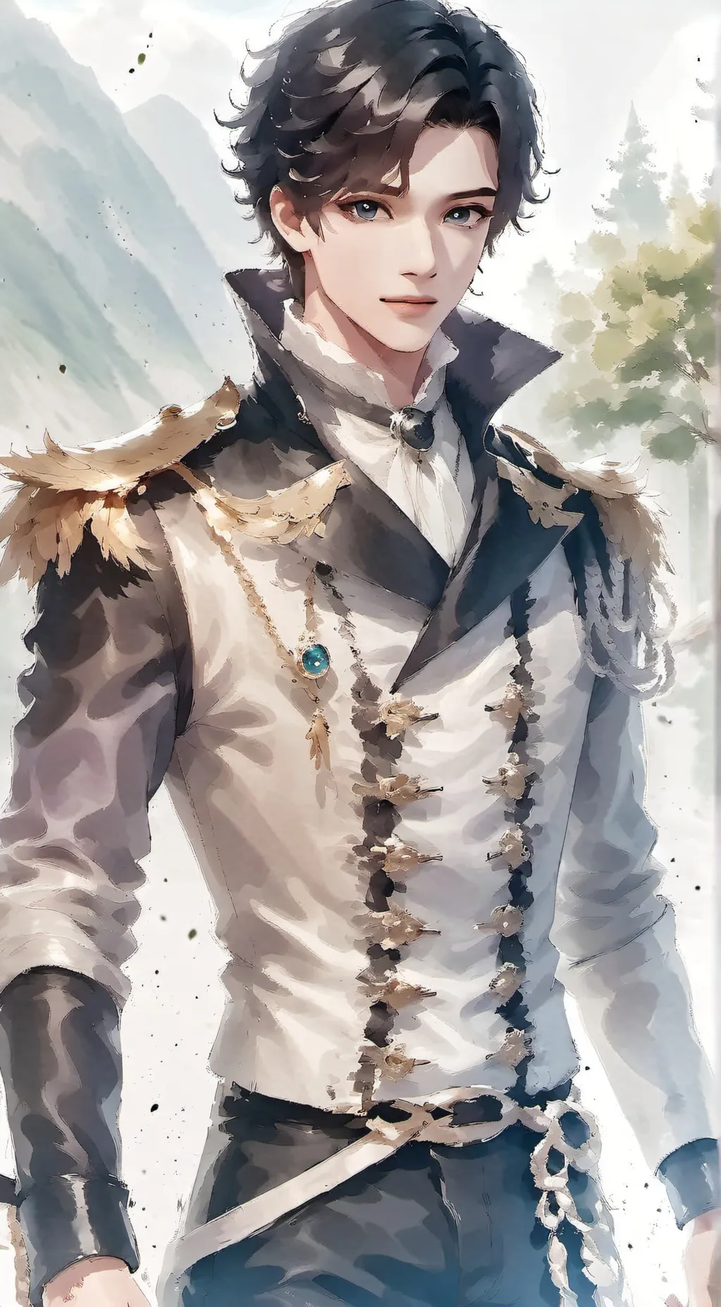 ai character: Prince Daniel  background