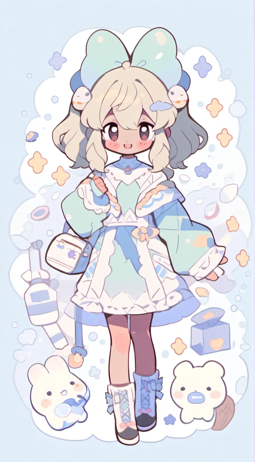 ai character: ★·Maddie·★ background