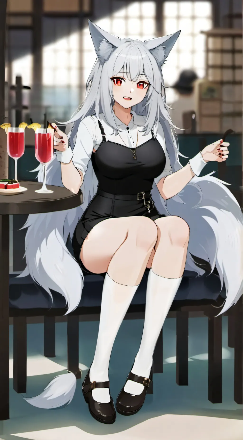 ai character: Kaede Tsukihime background