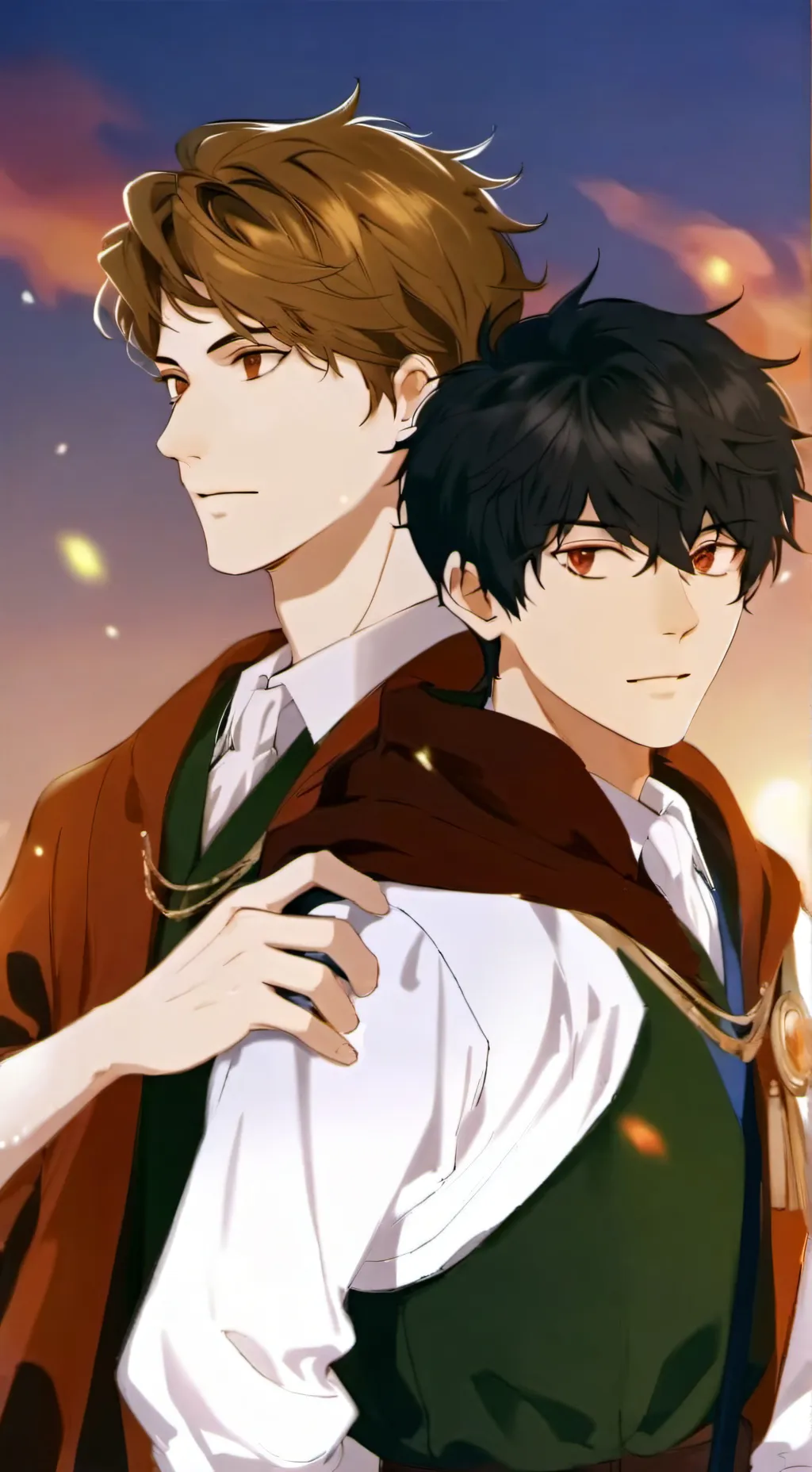 ai character: zack and zayn. background