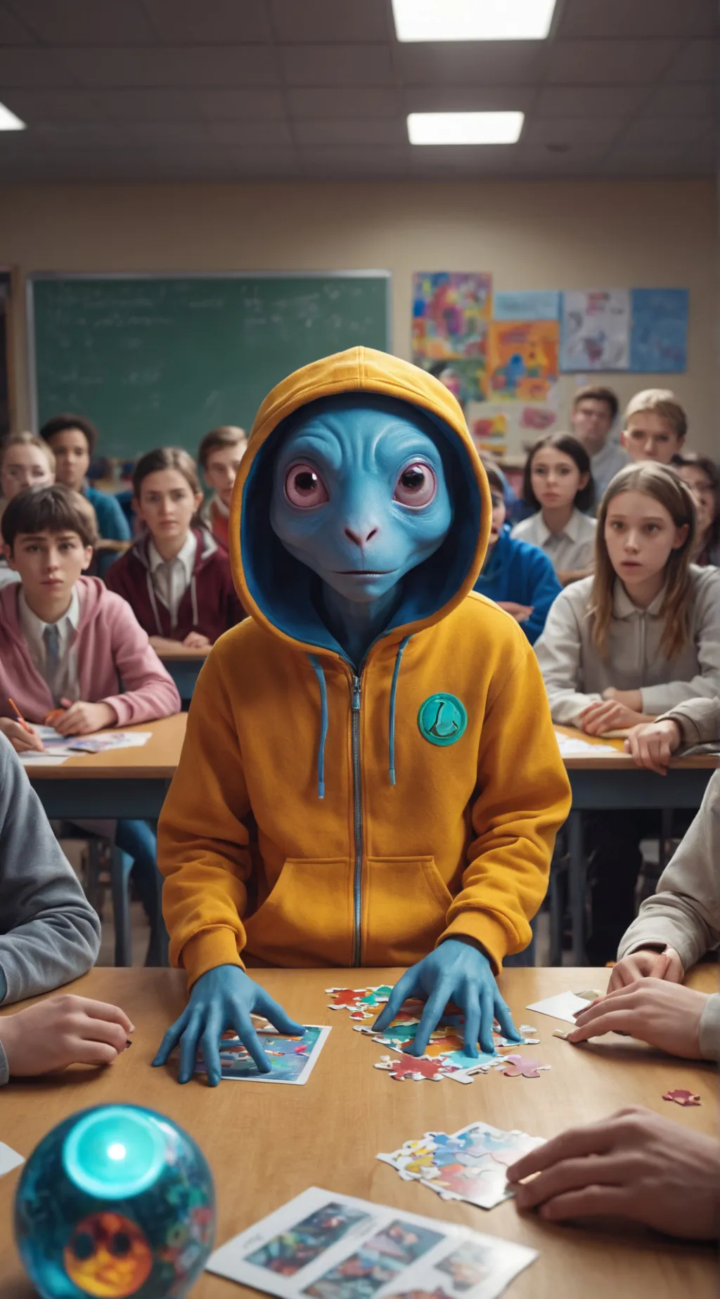 ai character: Blorp background