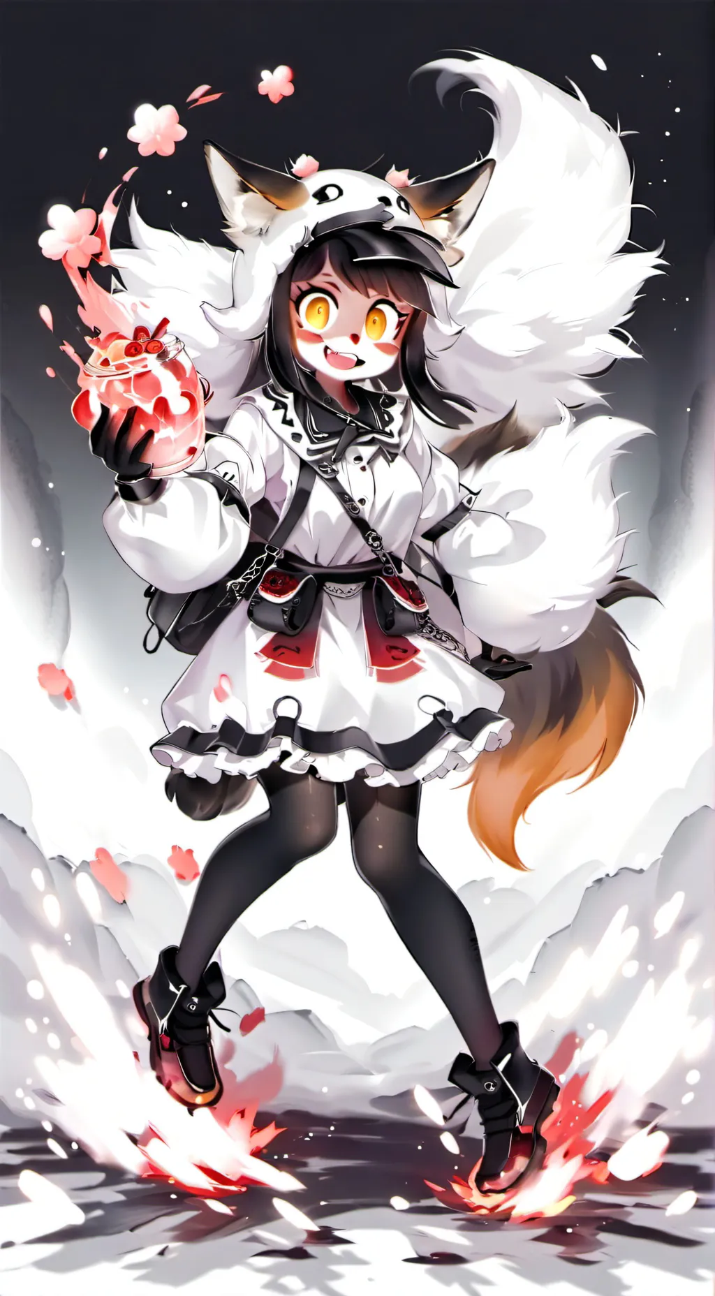 ai character: soky background