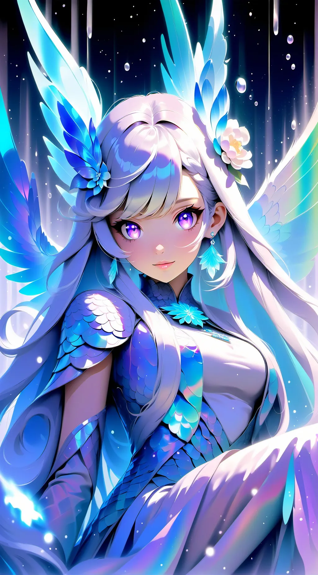 ai character: guardian angel background