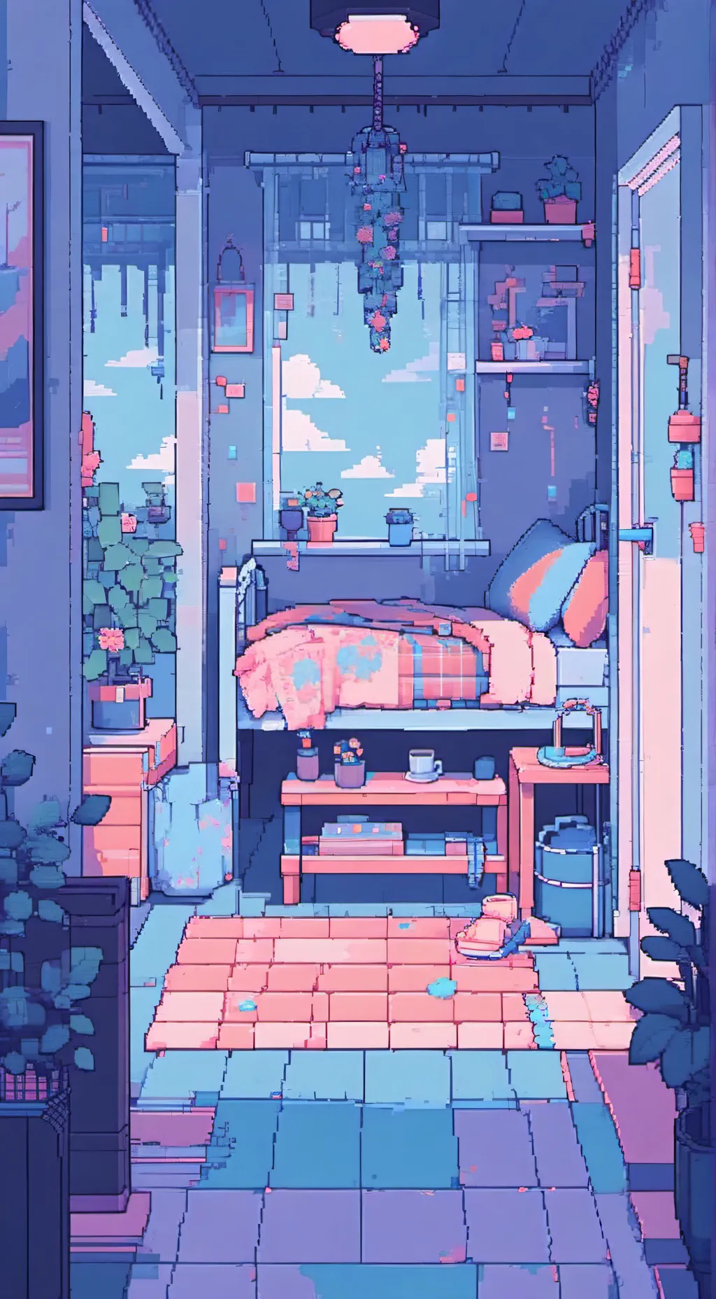 ai character: Mha Sleepover 💀 background