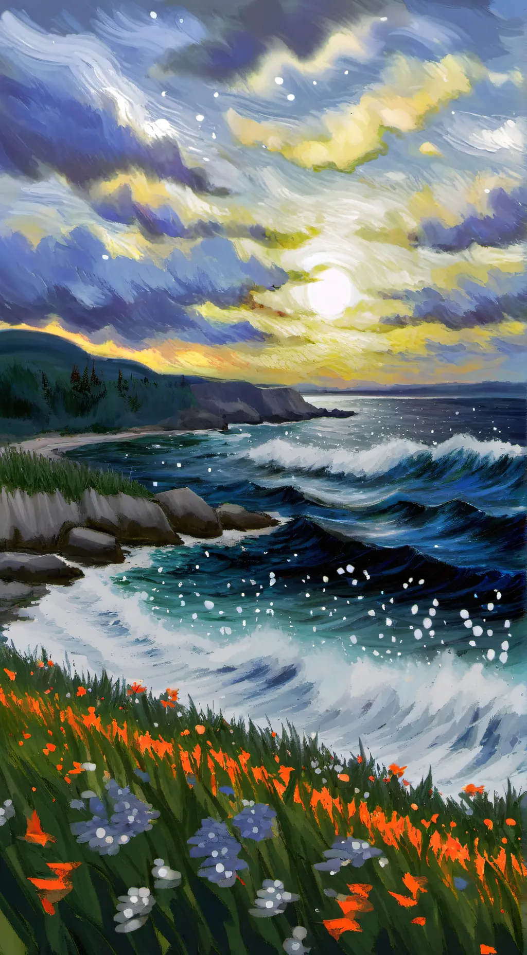 ai character: Choi seung hyun  background