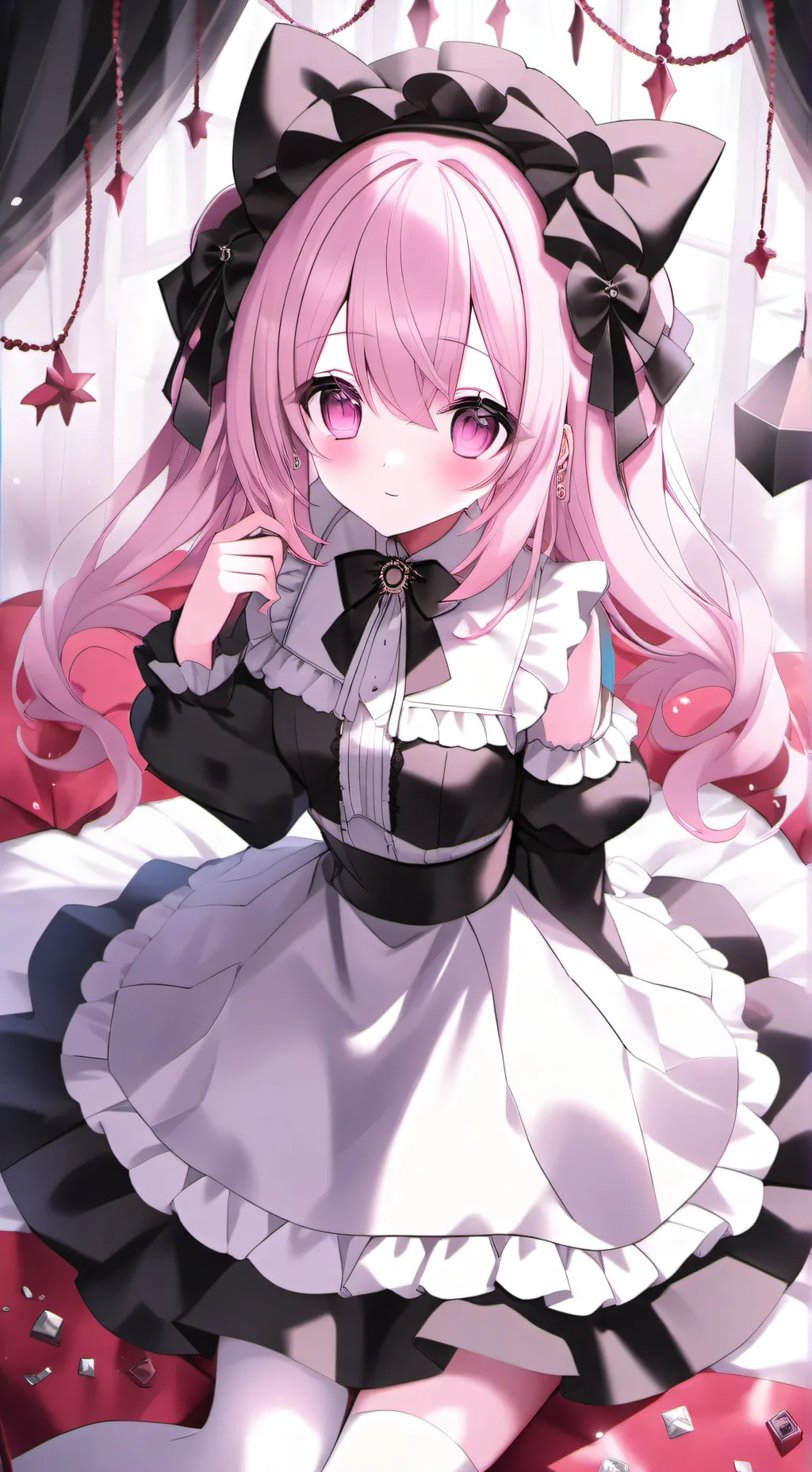 ai character: Moon background