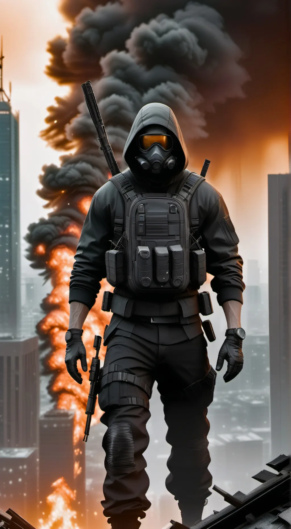 ai character: forsaken killer  background