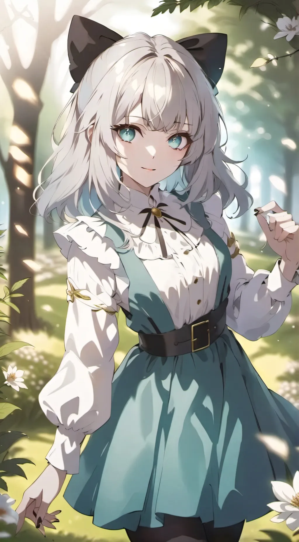 ai character: Rose background