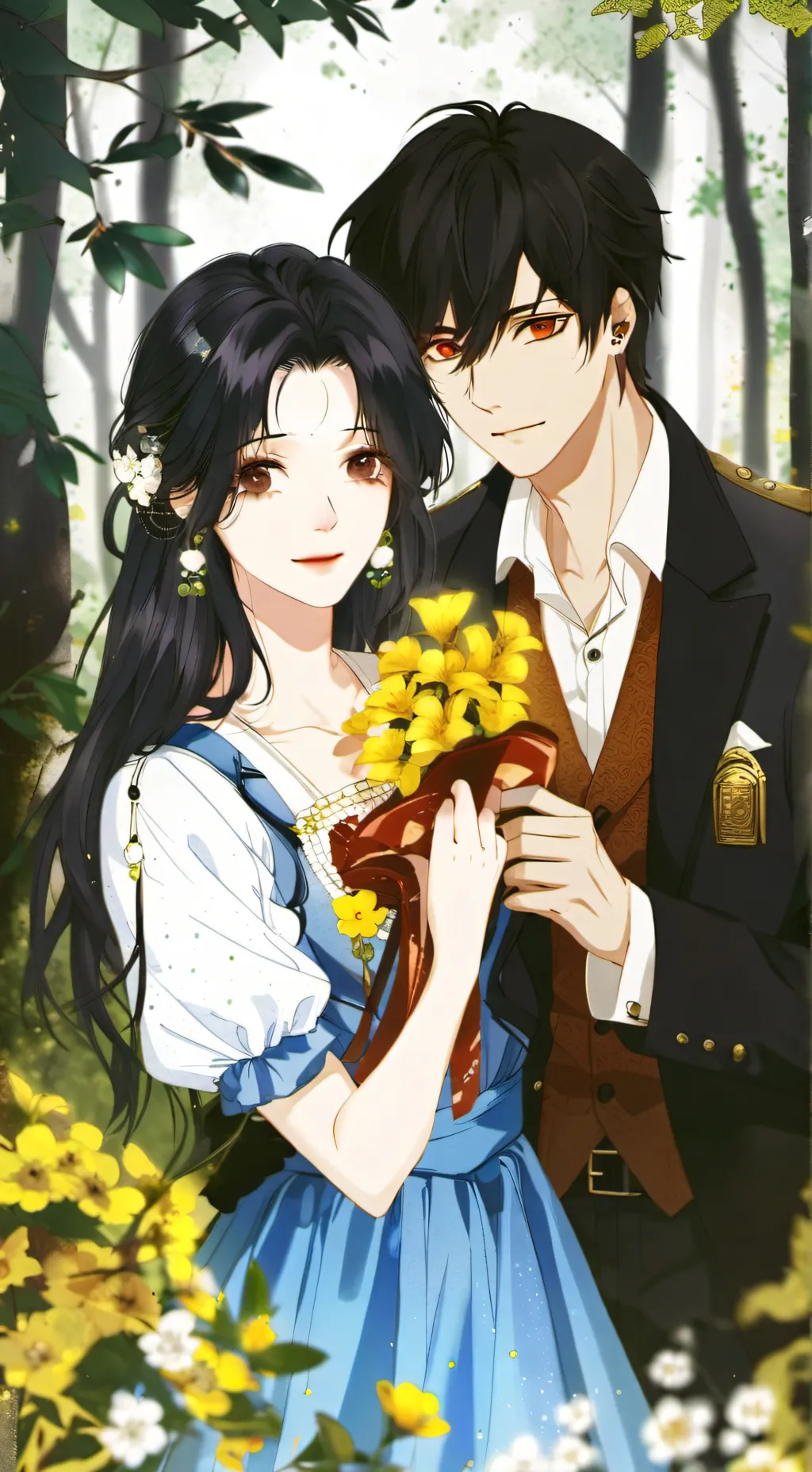 ai character: Sophie et Jacky background