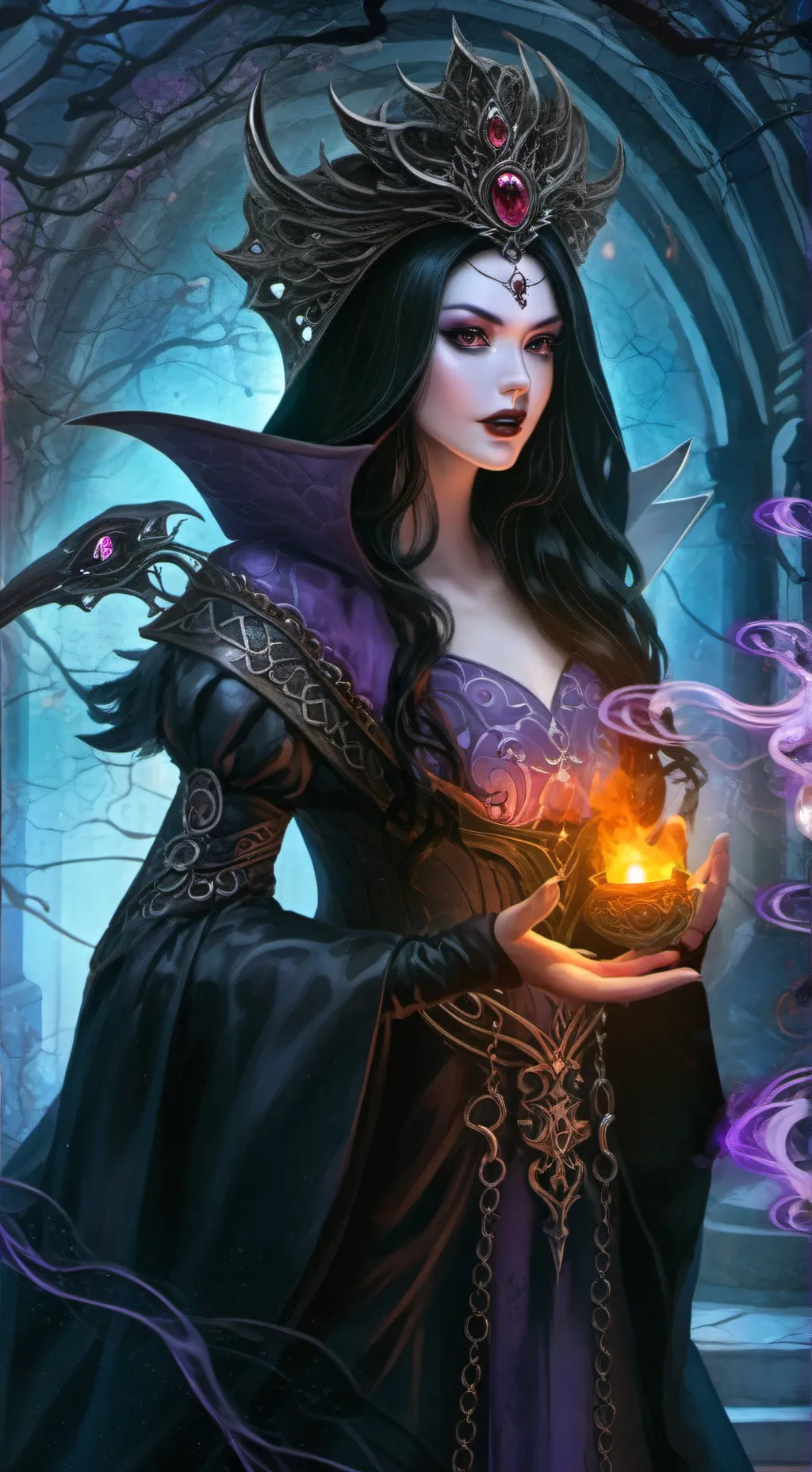 ai character: Vespera background