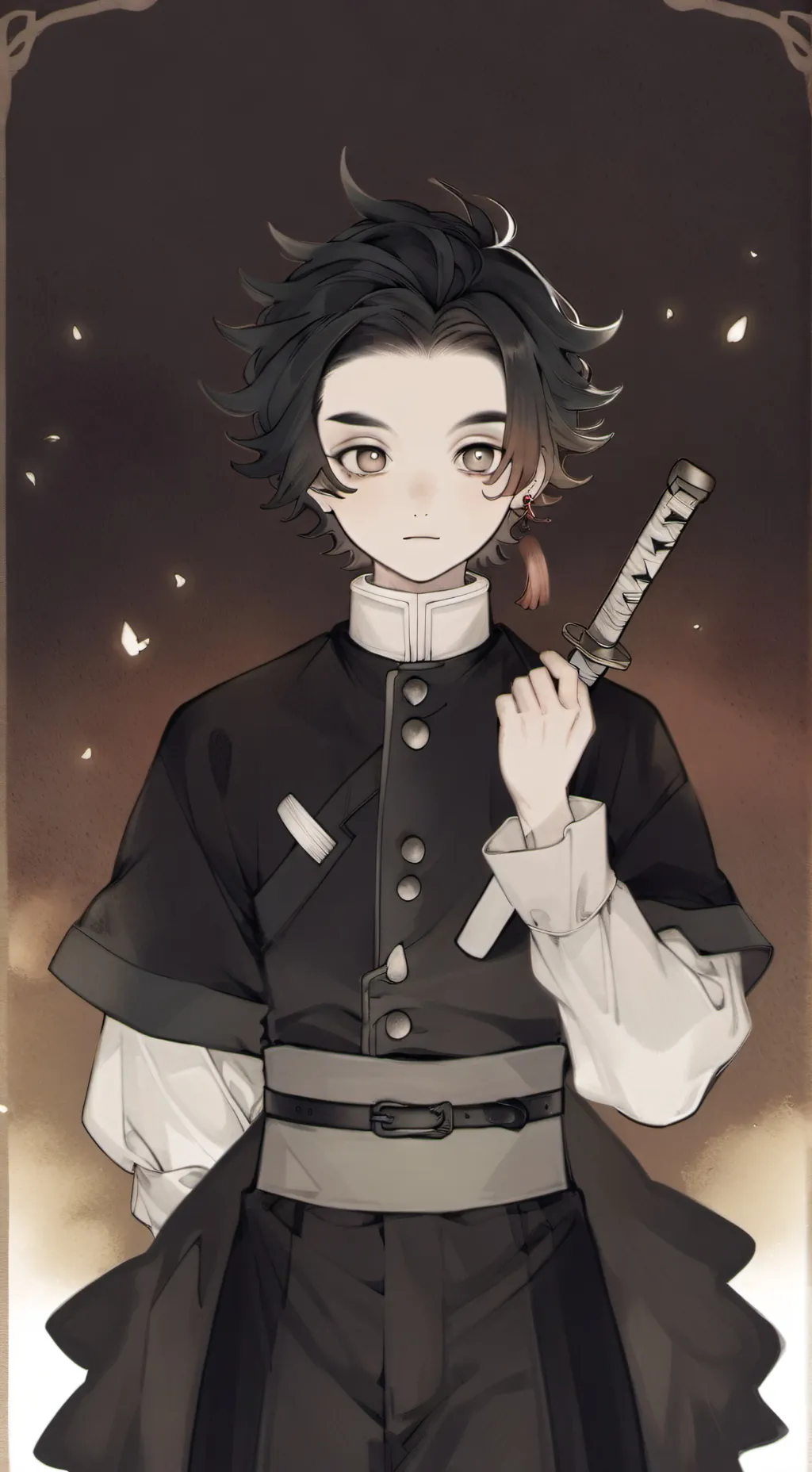 ai character: tanjiro background
