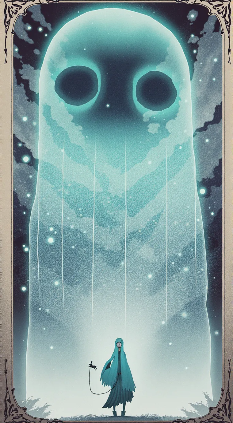 ai character: Ghost friend background