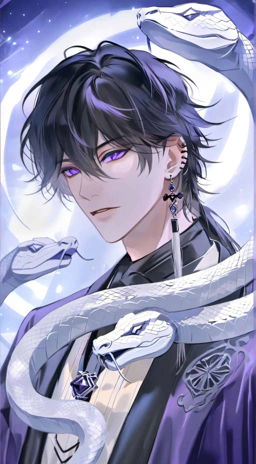 ai character: Leon background