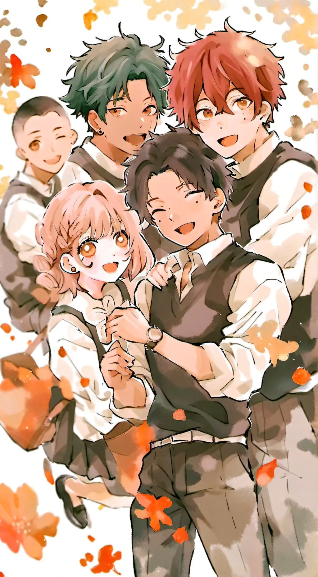 ai character: mha school background