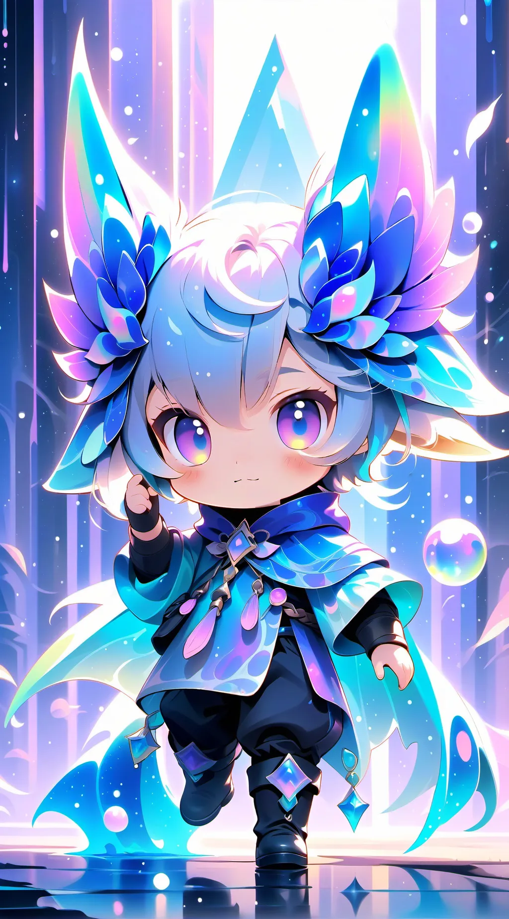 ai character: Fnf X HTF  background