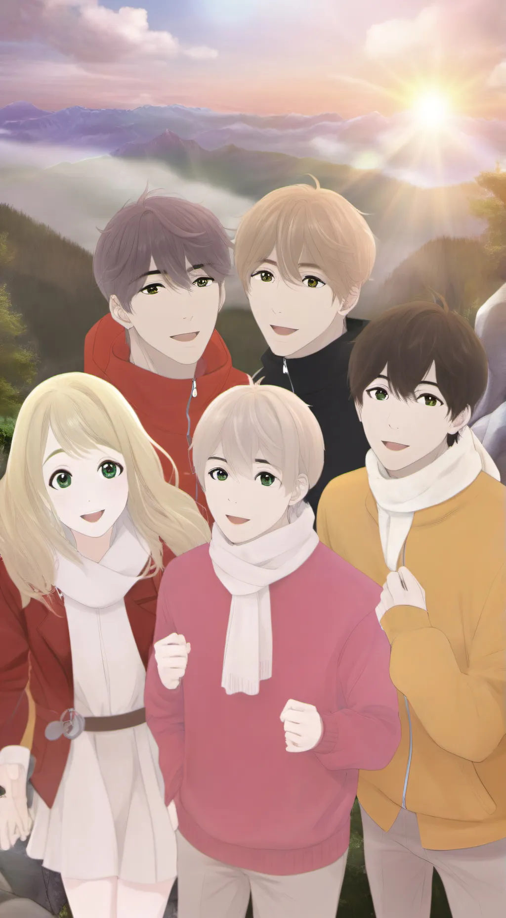 ai character: gay people  background