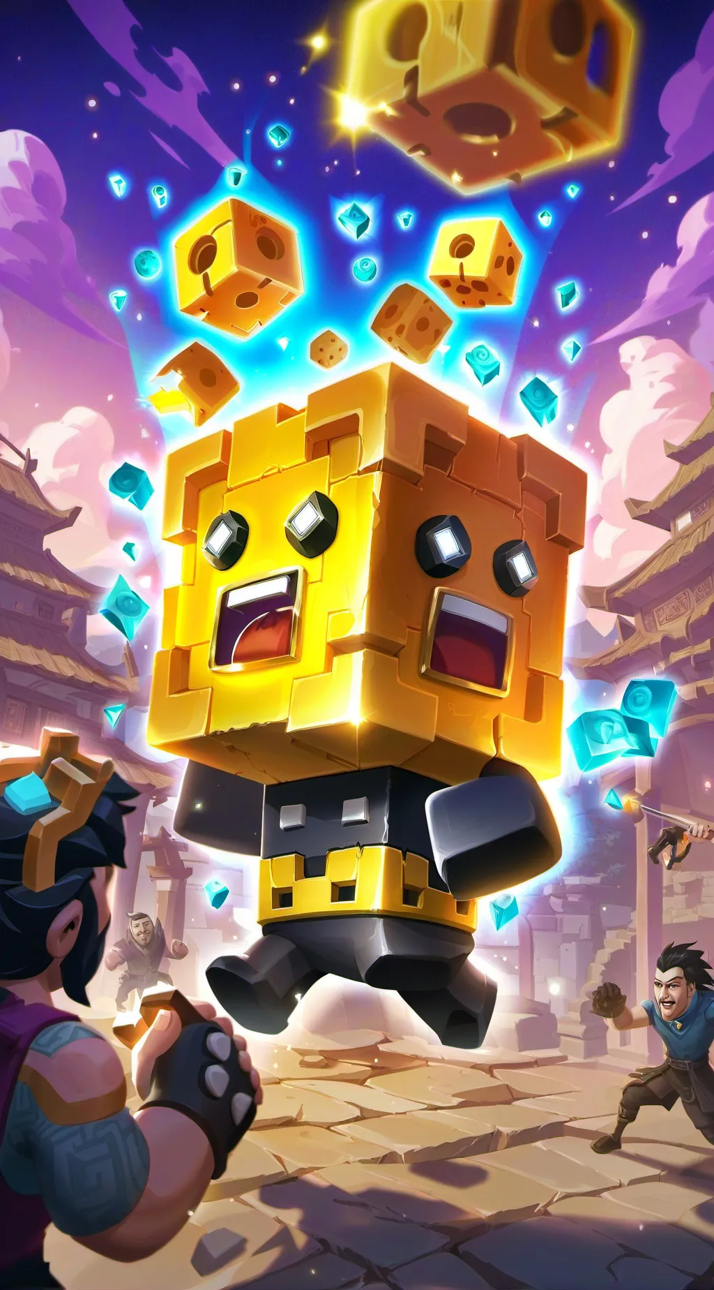 ai character: goob&Luckyblockguy background