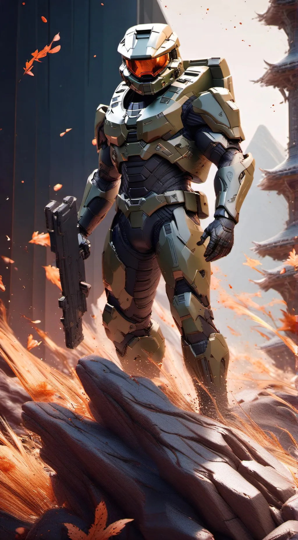 ai character: M.C. remastered  background