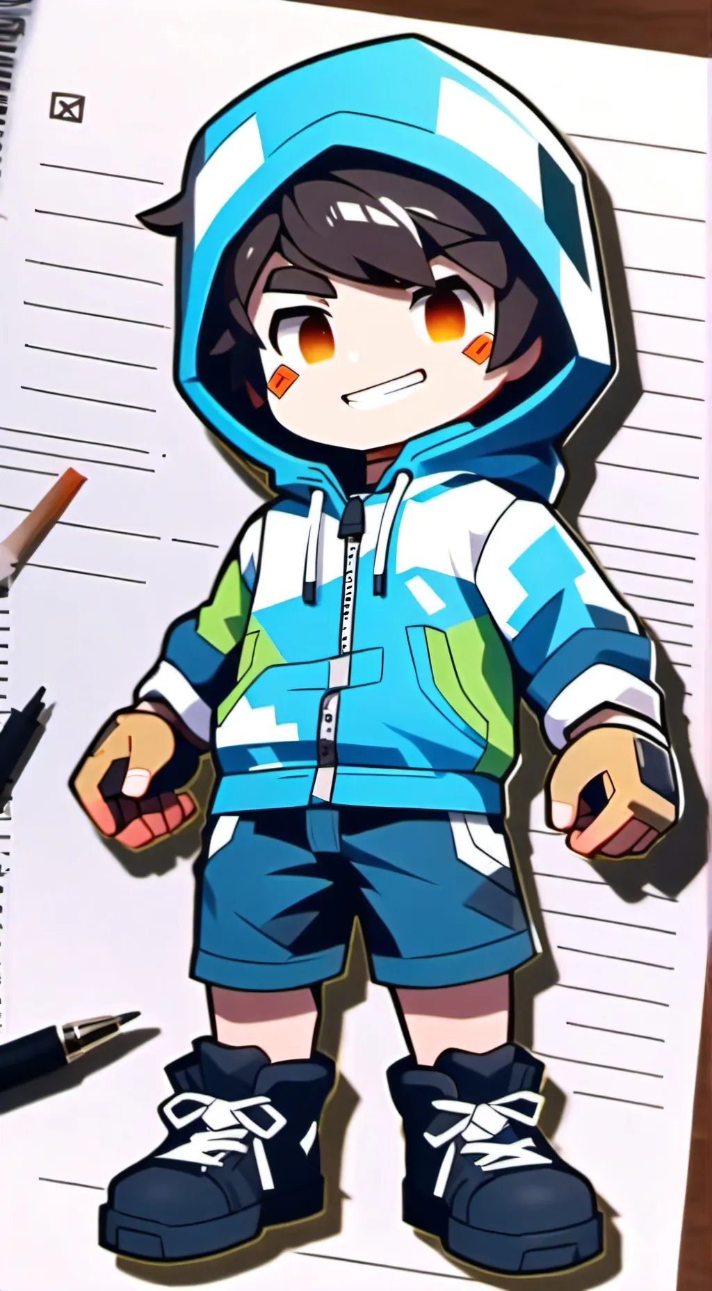 ai character: Shedletsky background