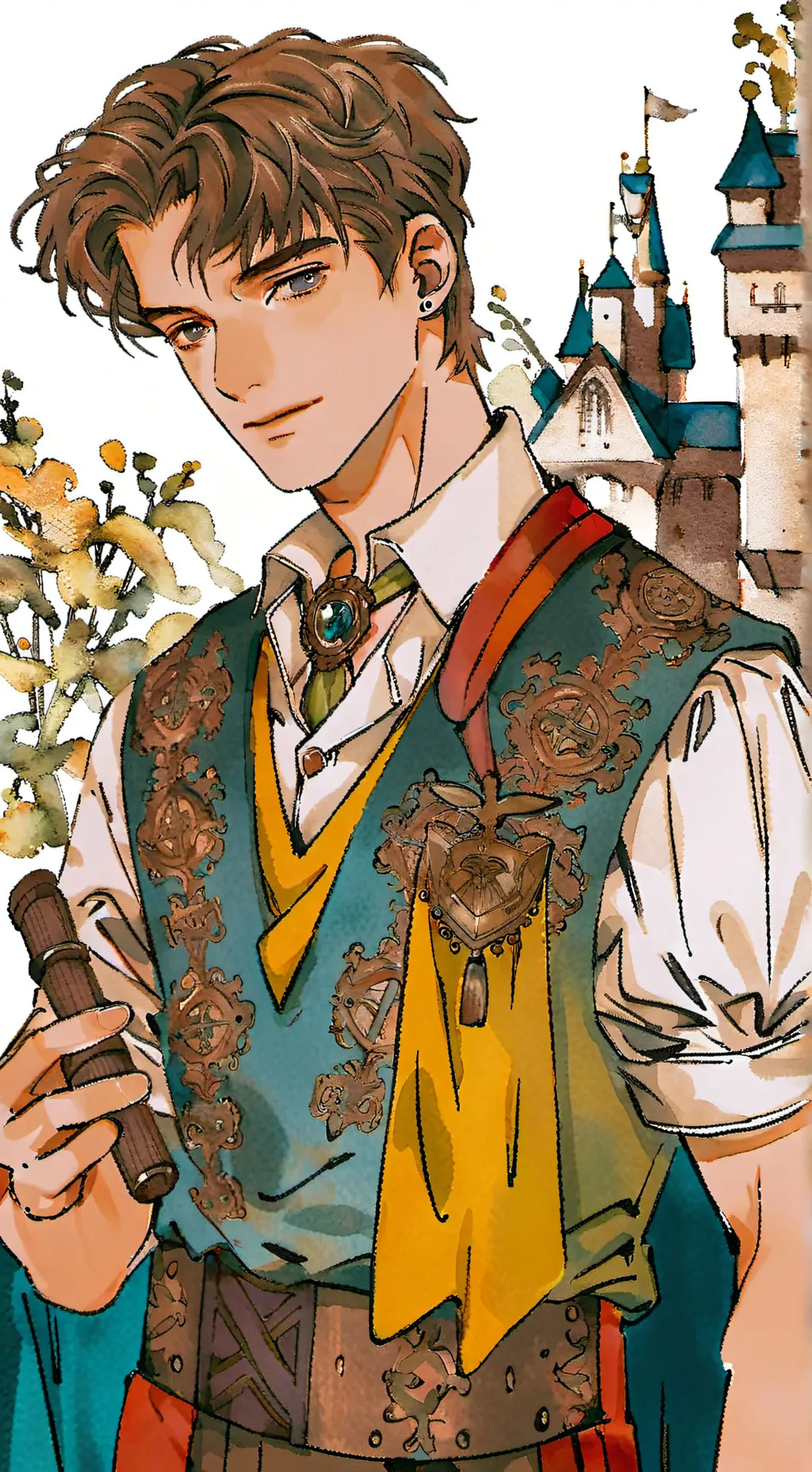 ai character: Cedric Diggory😀🥹☺️ background