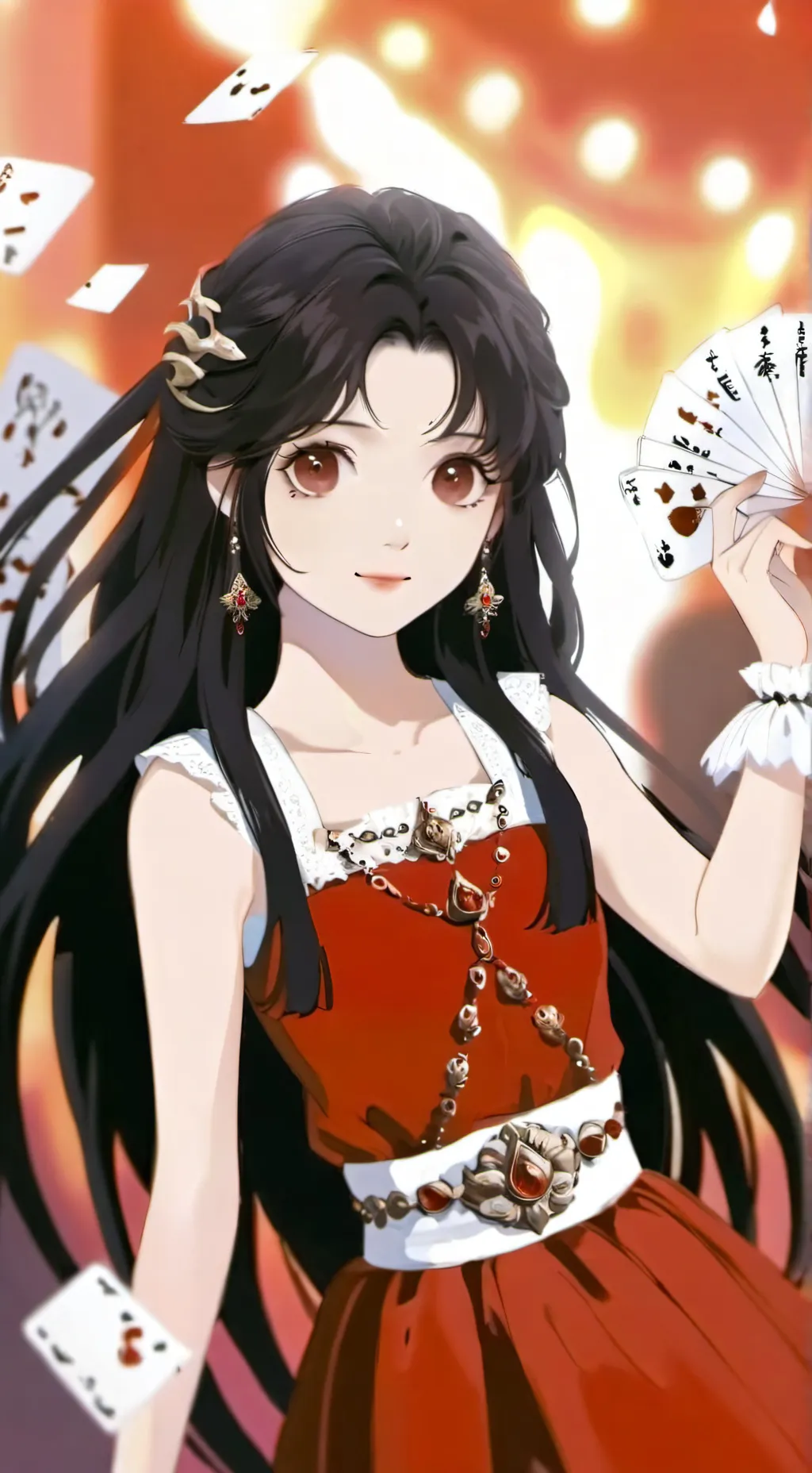 ai character: Sans fangirl background