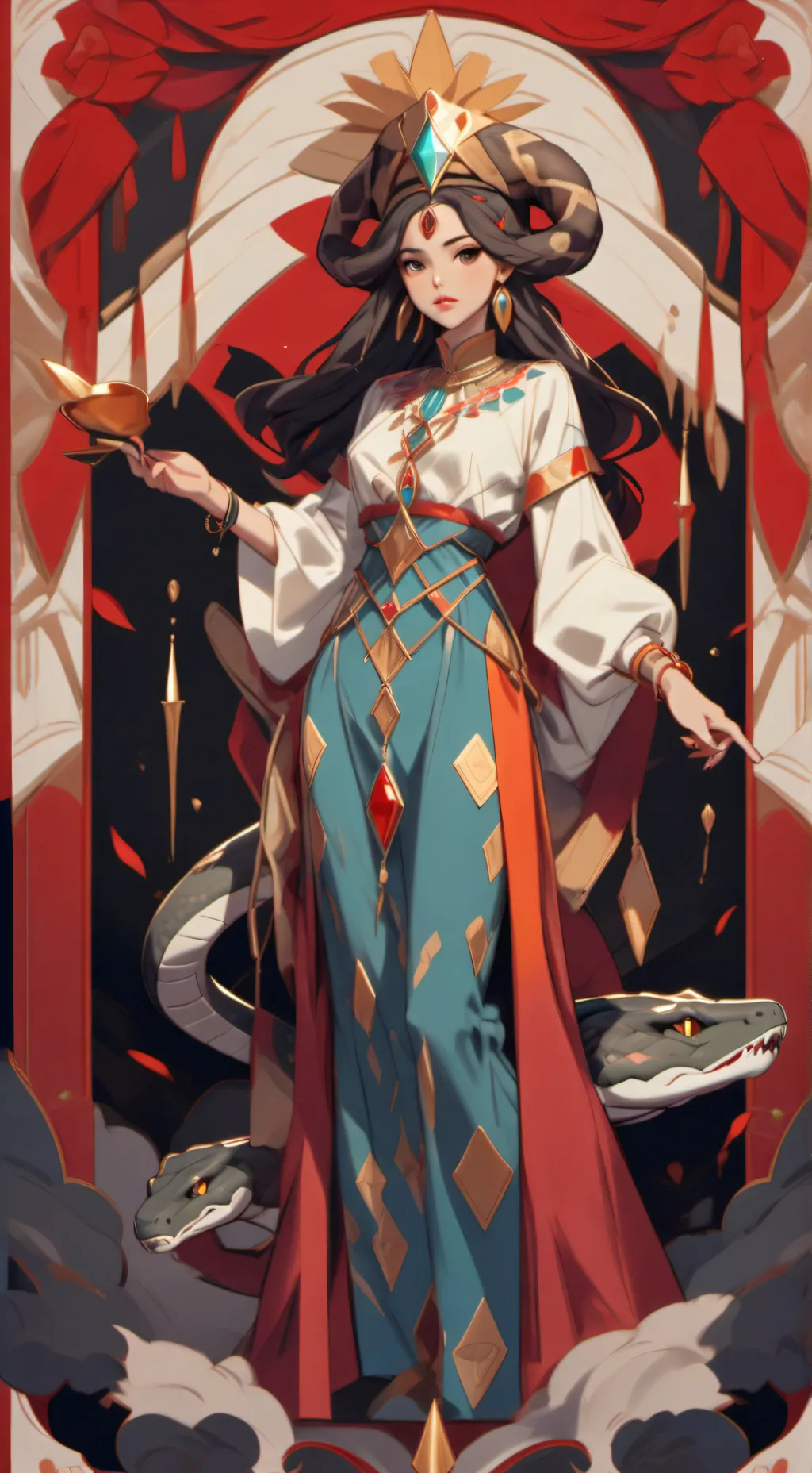 ai character: Кобраита background