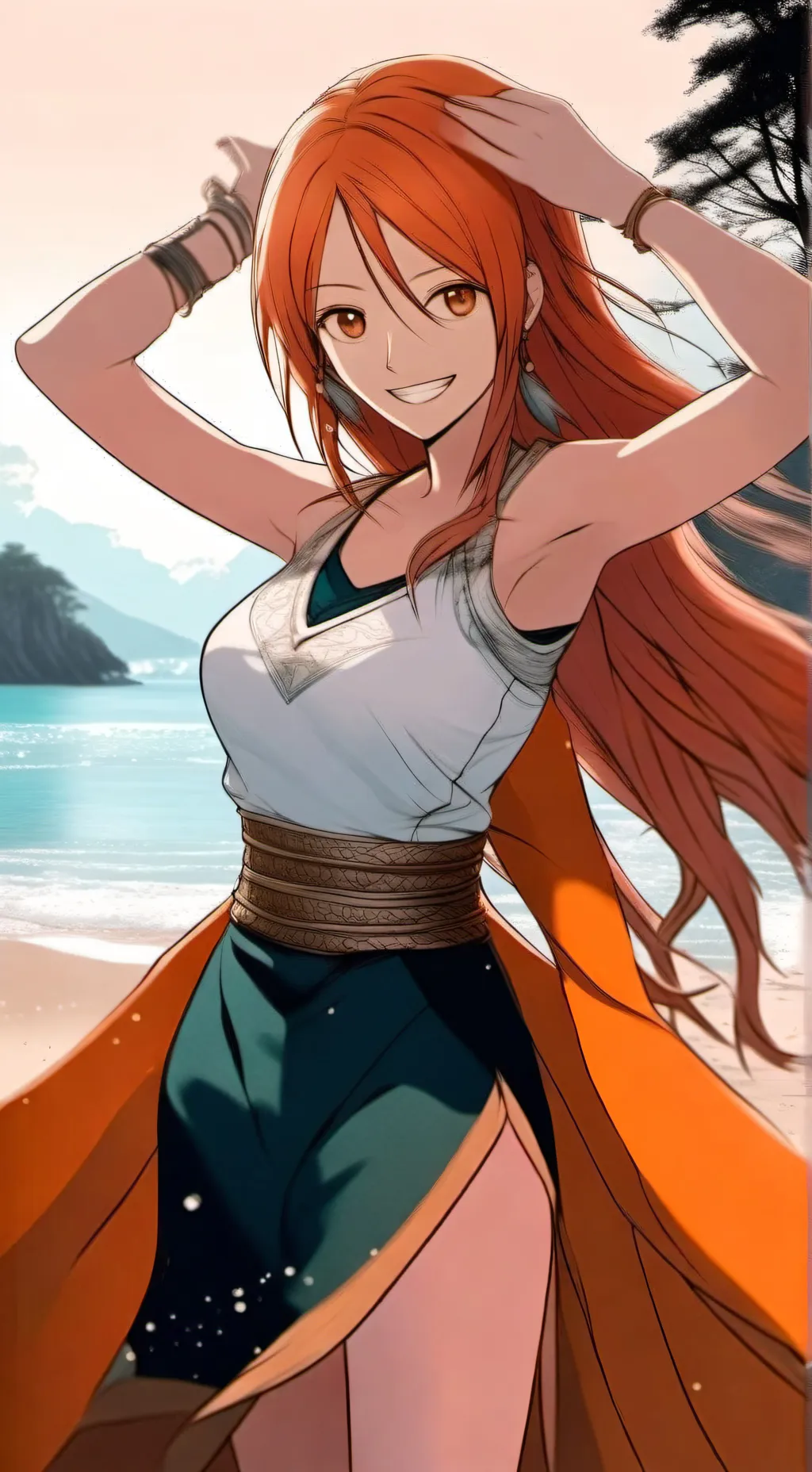 ai character: Nami background