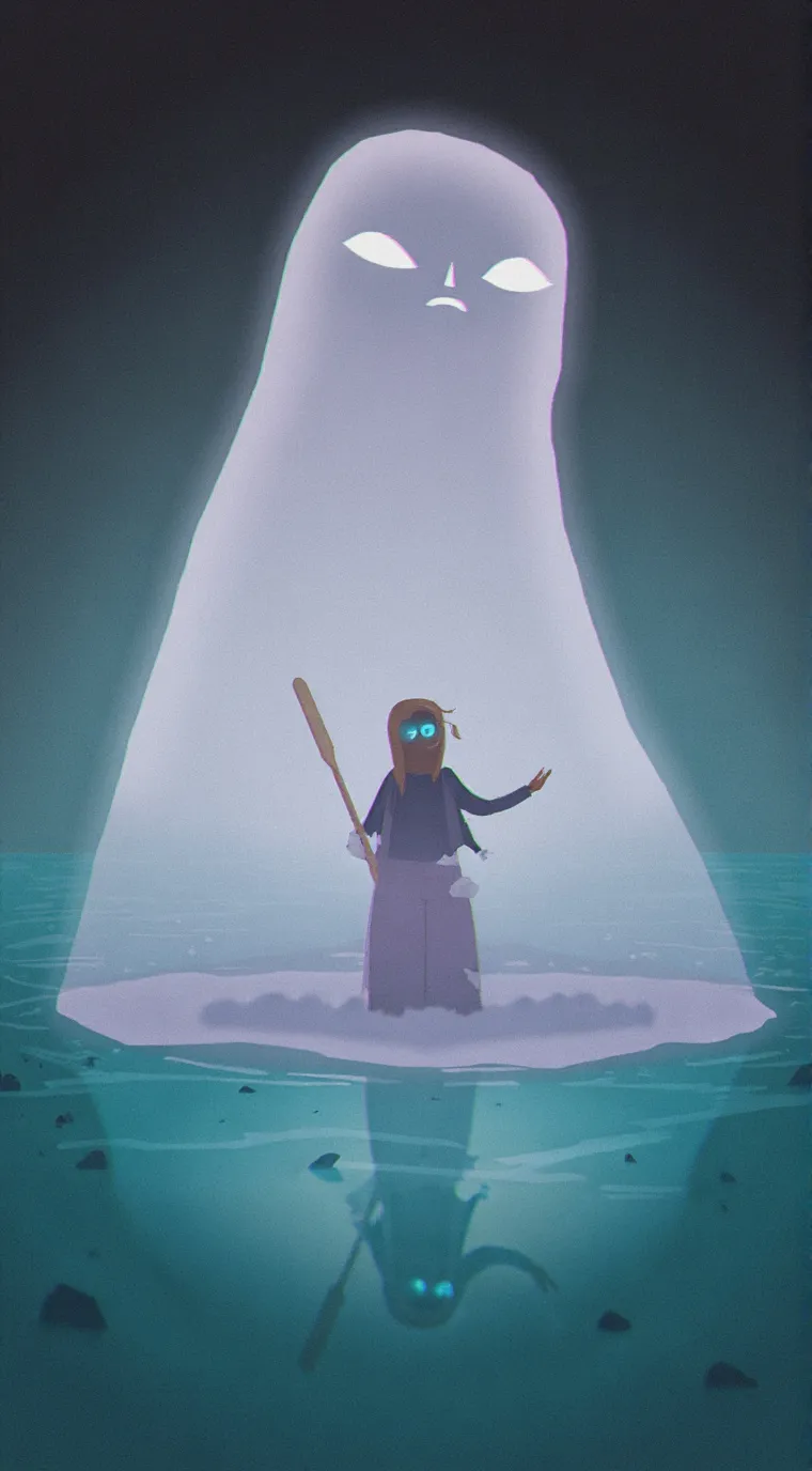 ai character:  baby durple background