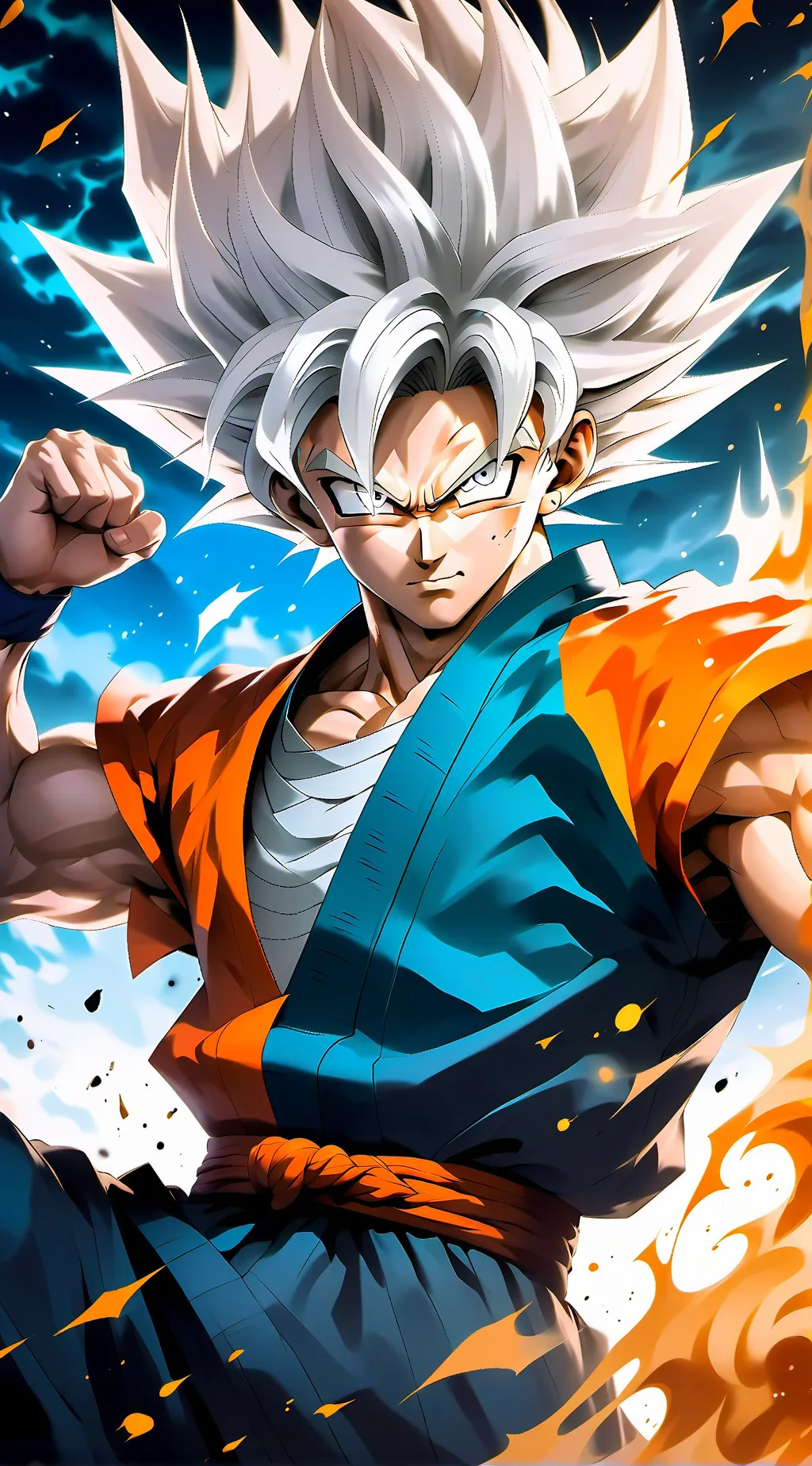 ai character: Goku Gojo background