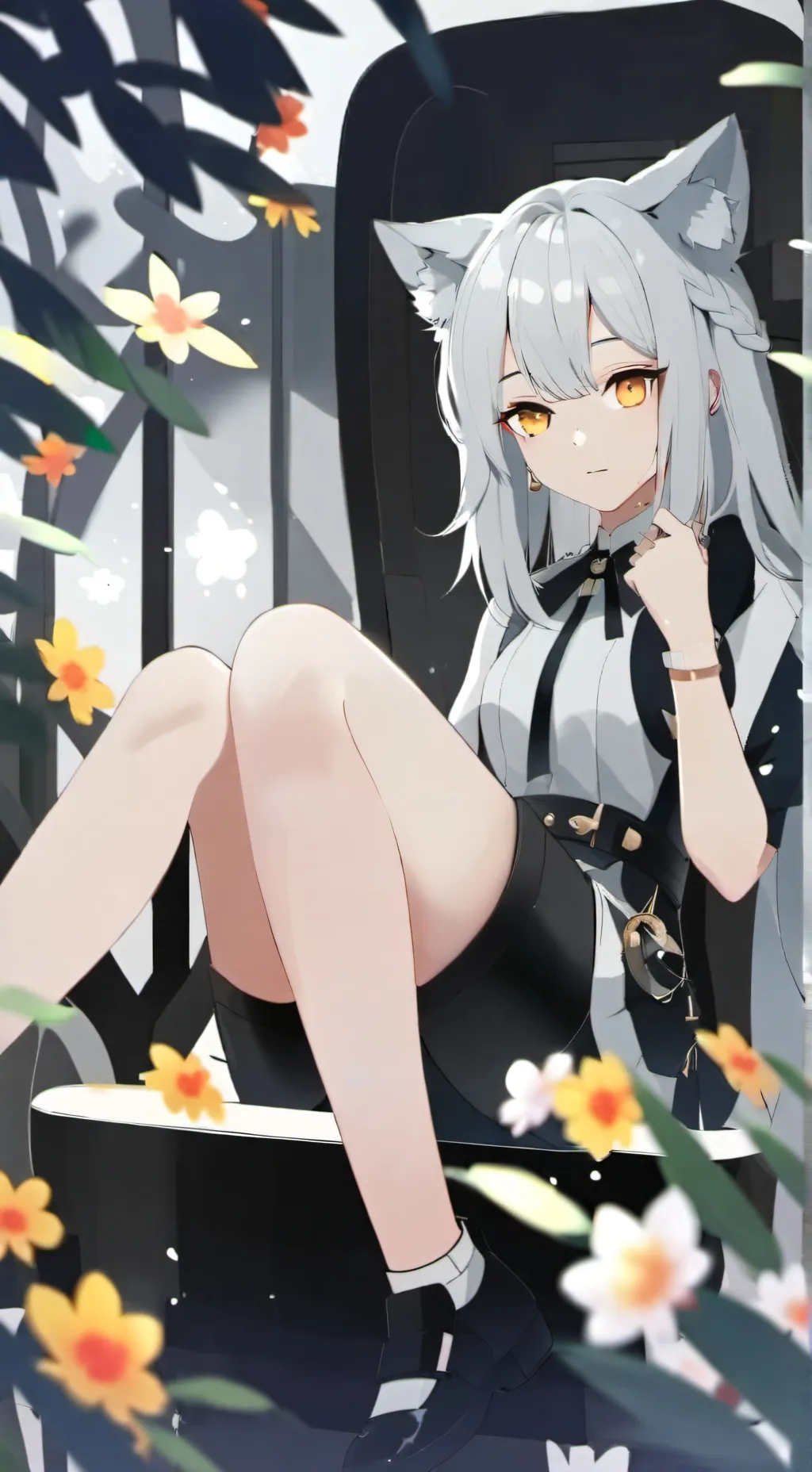 ai character: création a 0:40😱 background