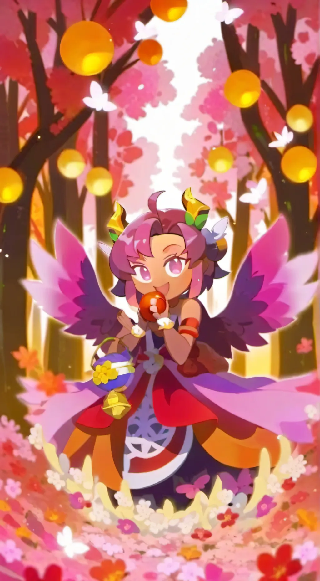 ai character: hollytaya💖 background