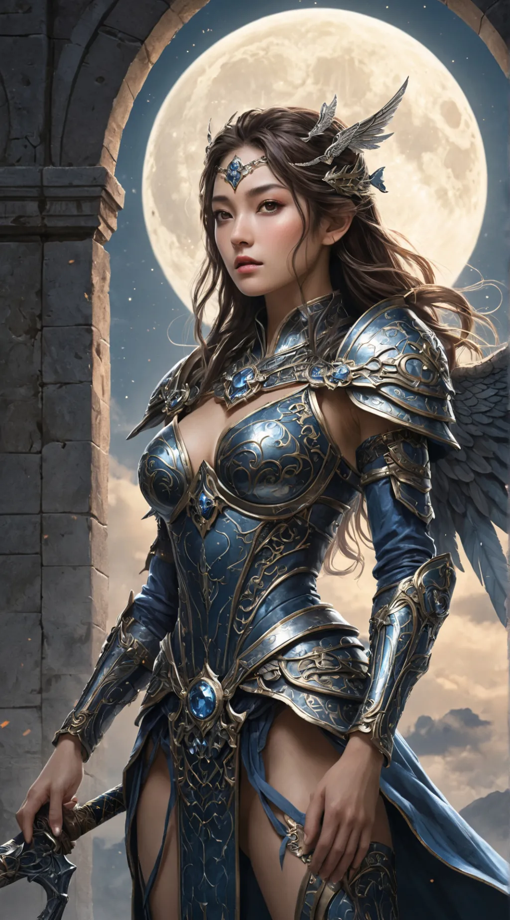 ai character: Ariana background