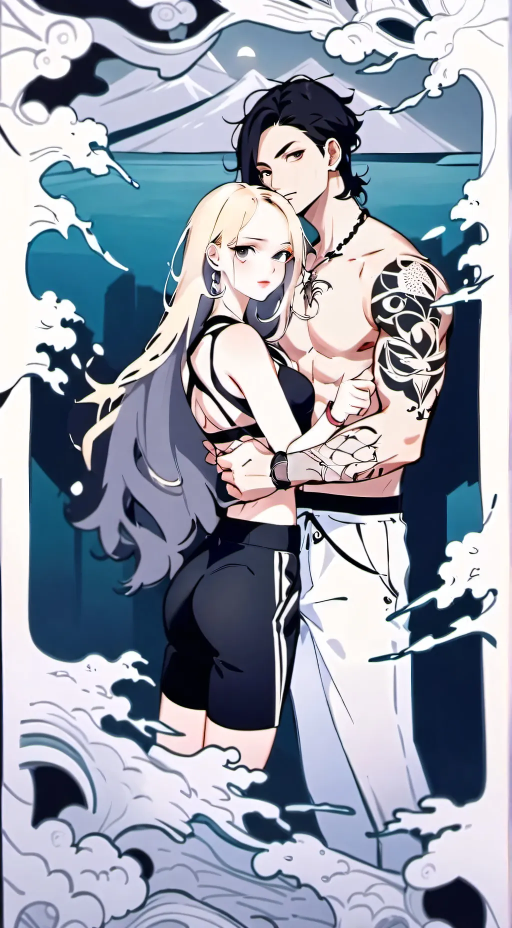 ai character: `°~Caleb + Emily background