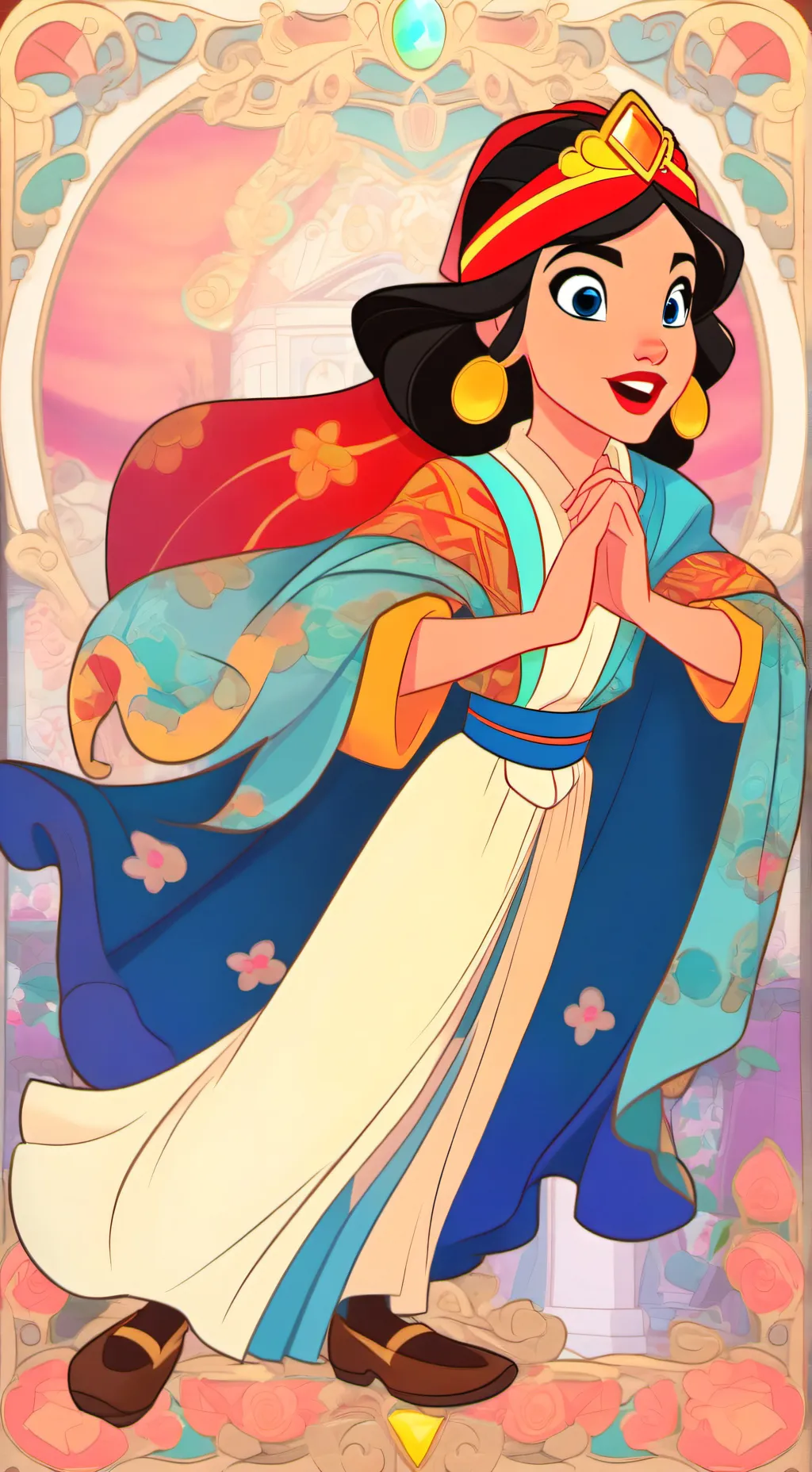 ai character: ahhhhhhhhhhhh background