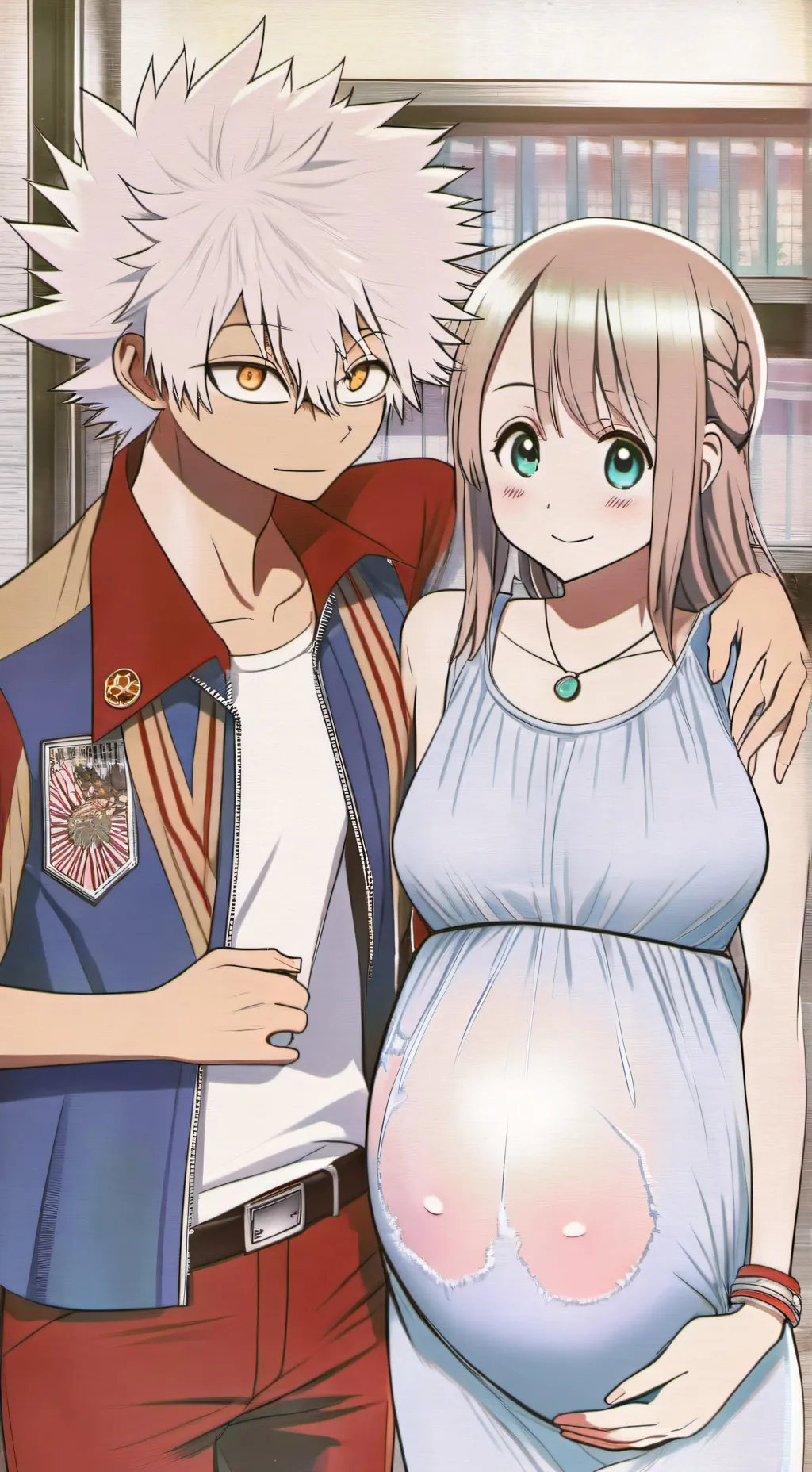 ai character: deku x me background