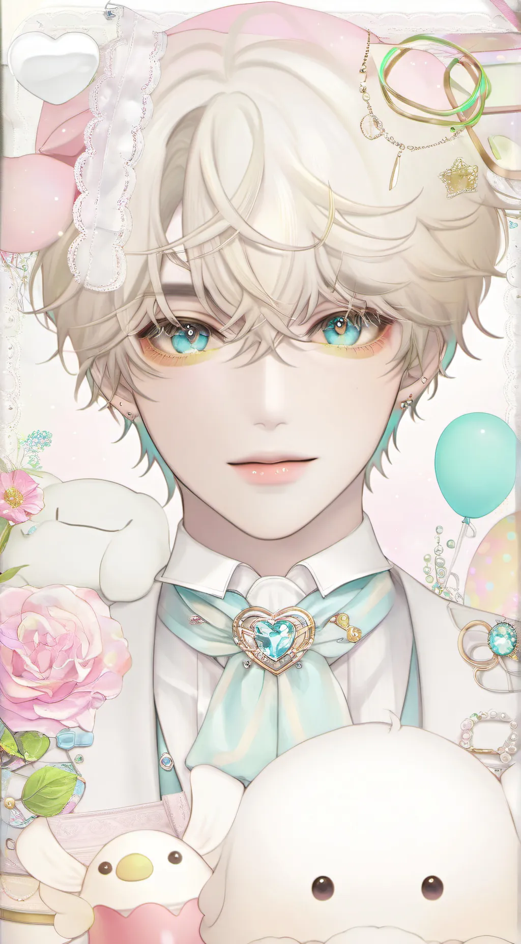 ai character: Kising bf background