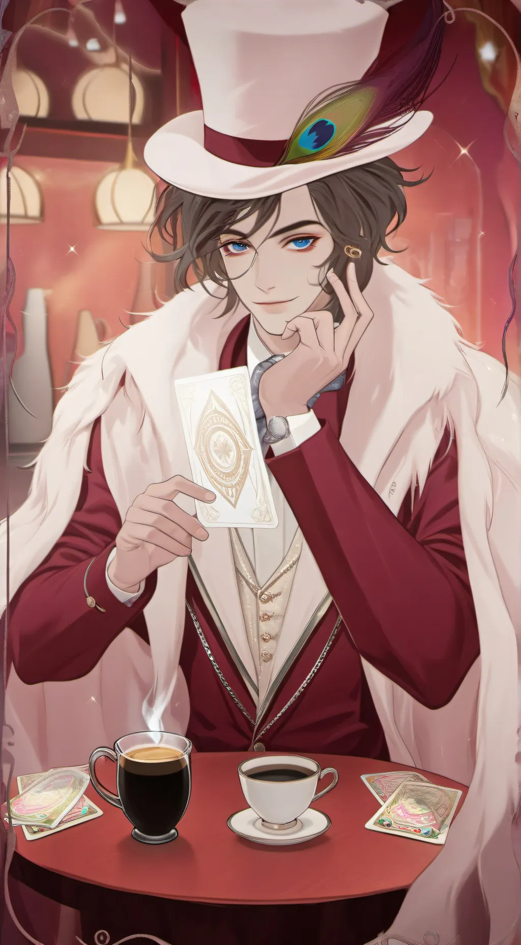 ai character: The Enchanted Conundrum background