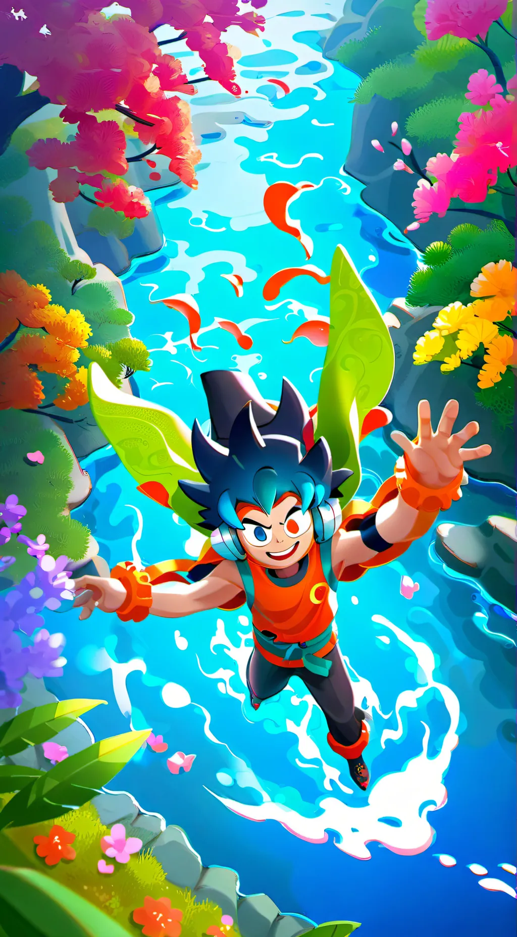 ai character: Kazoom power background