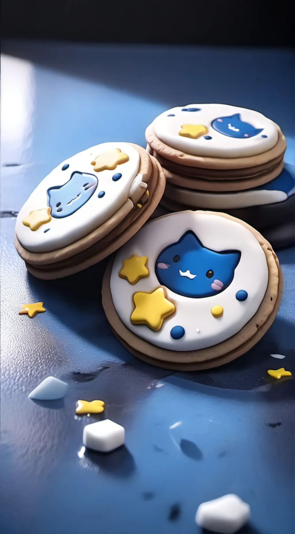 ai character: toxic shadowvanila background