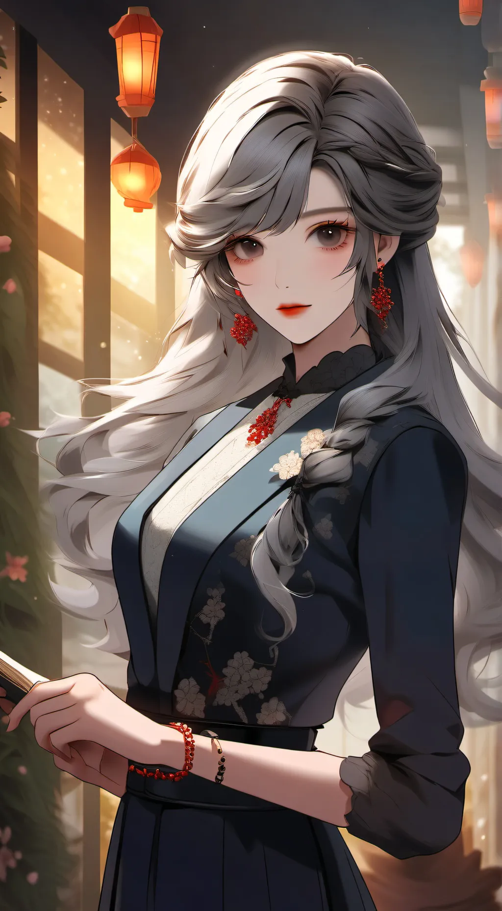 ai character: Hot air balloon.. background