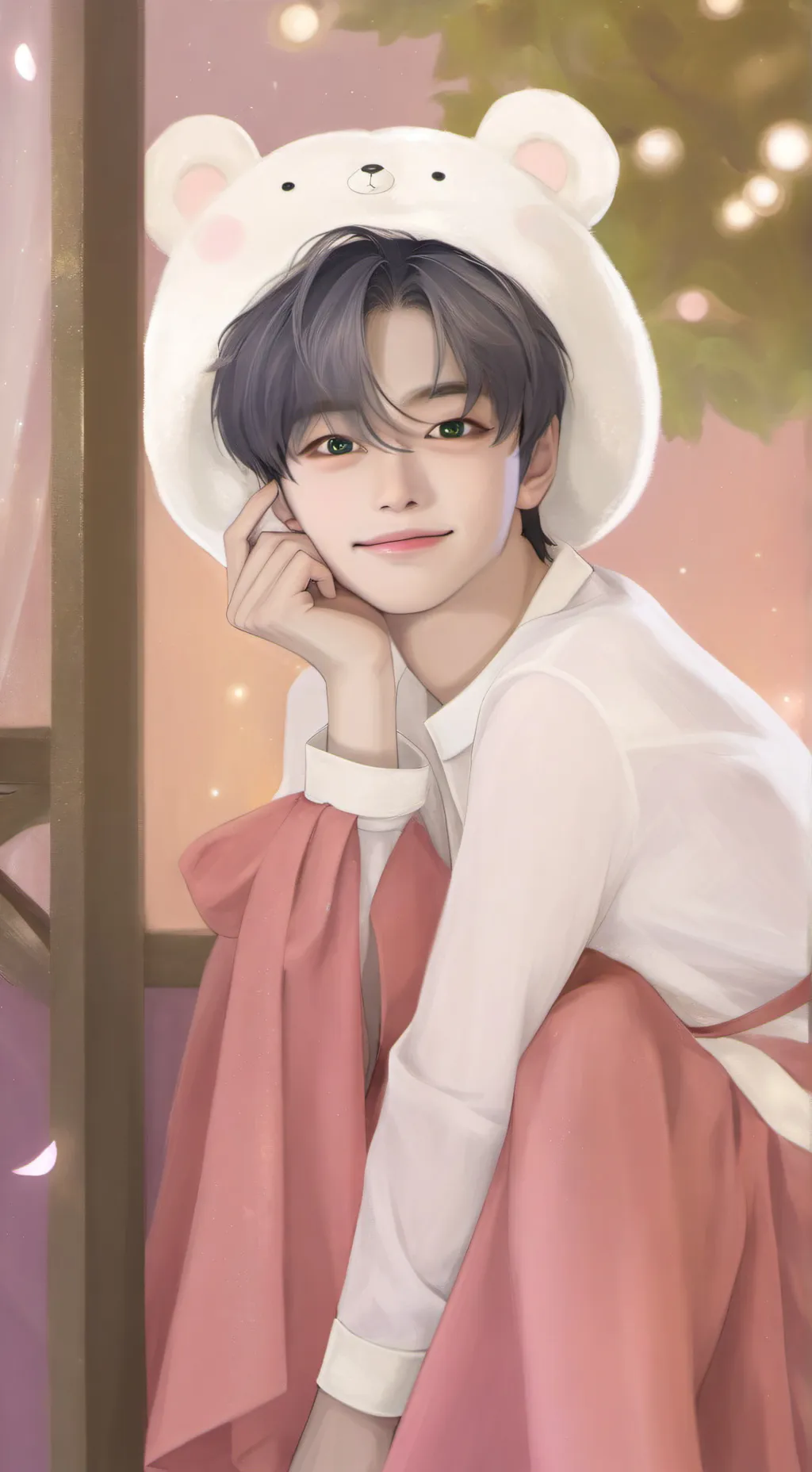 ai character: HANNIE~~ background