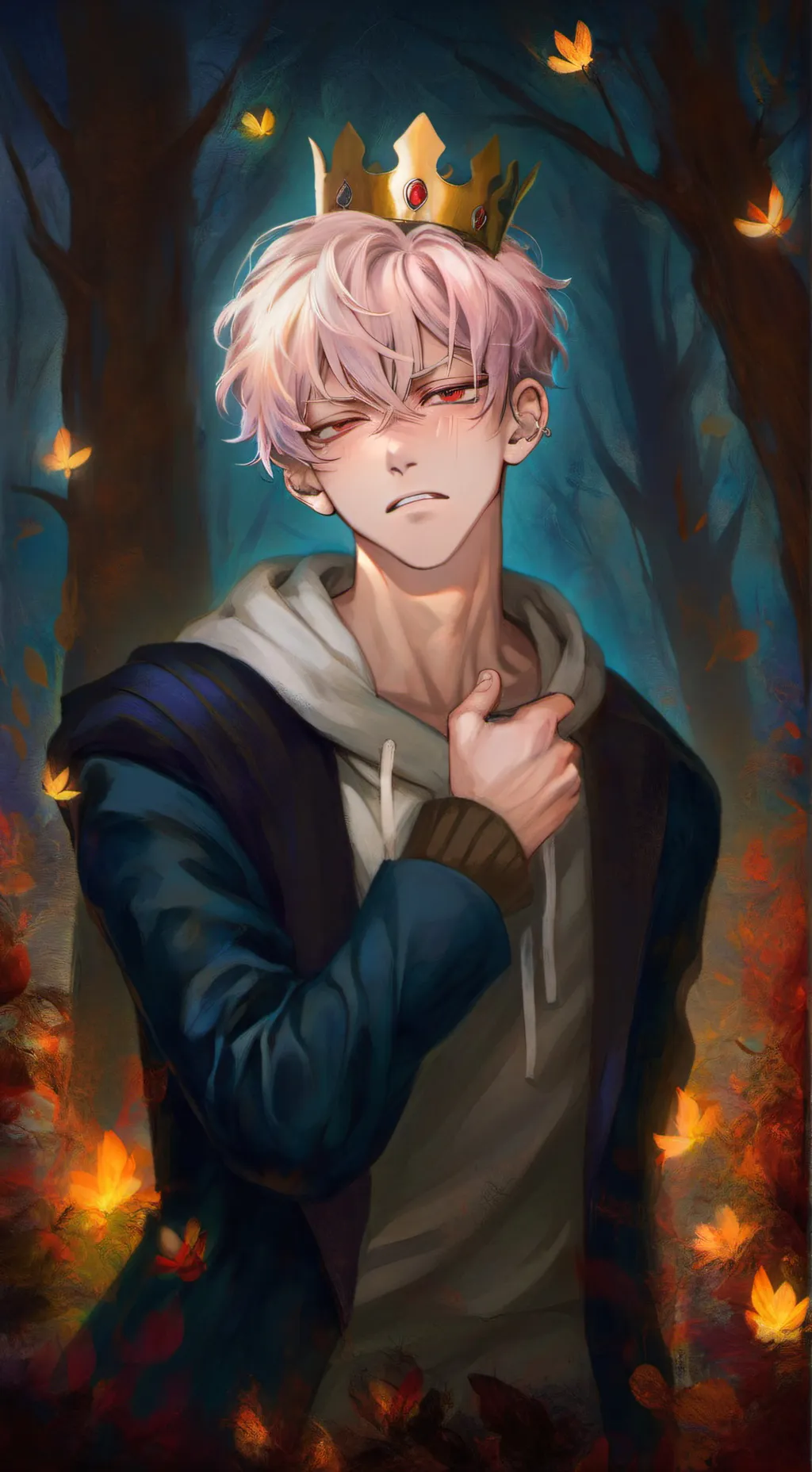 ai character: 🍓 Prince Fragola background