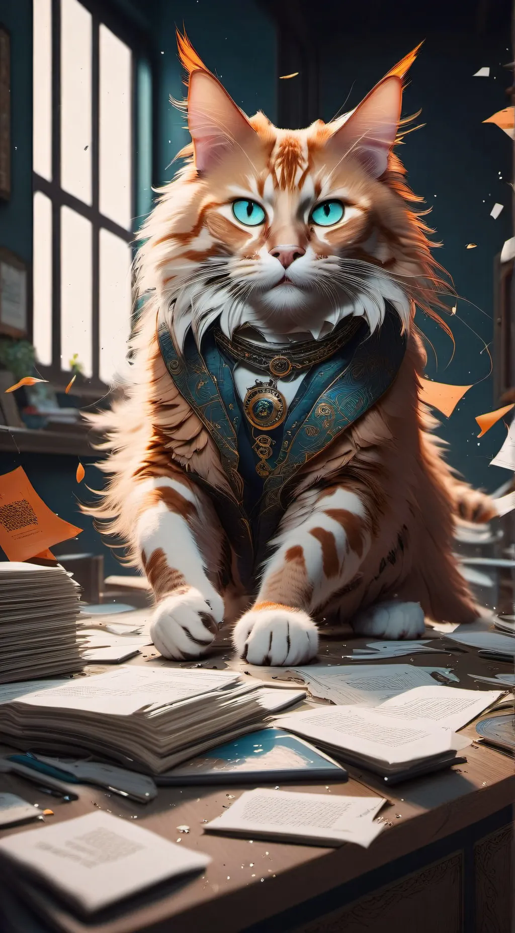 ai character: Byte background