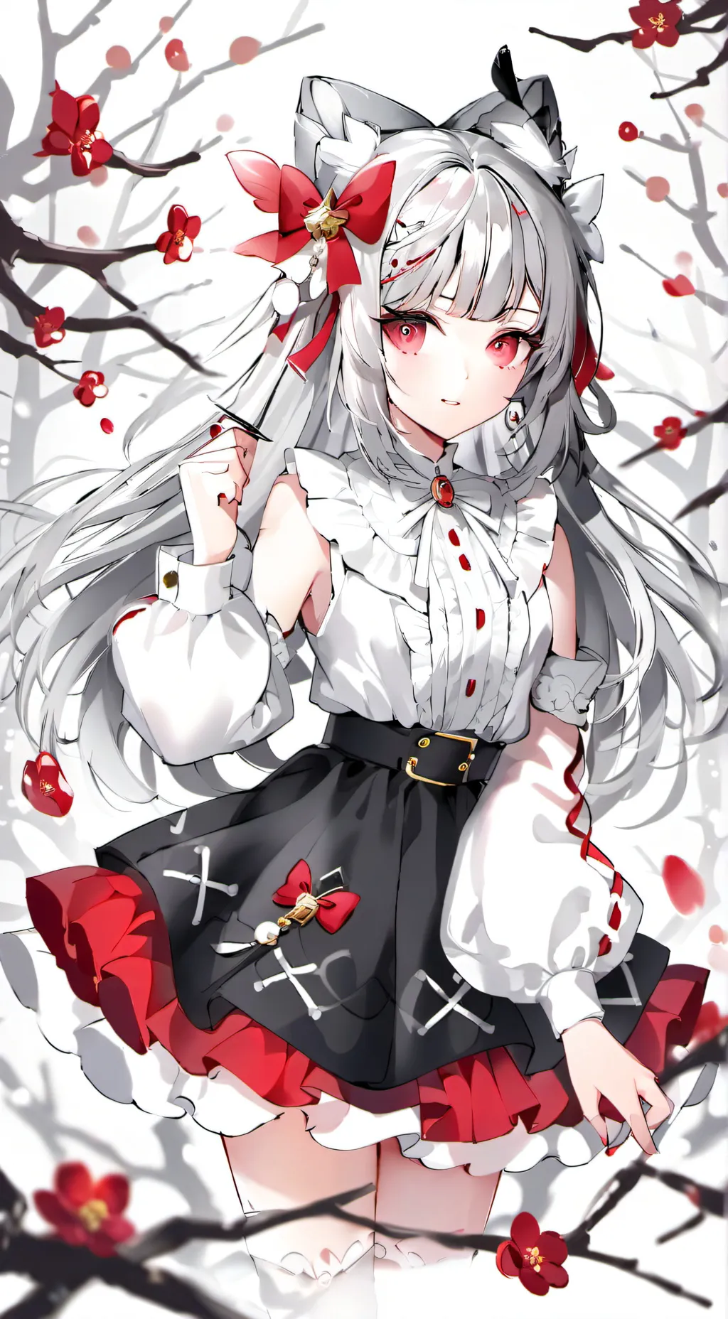 ai character: Akine  background